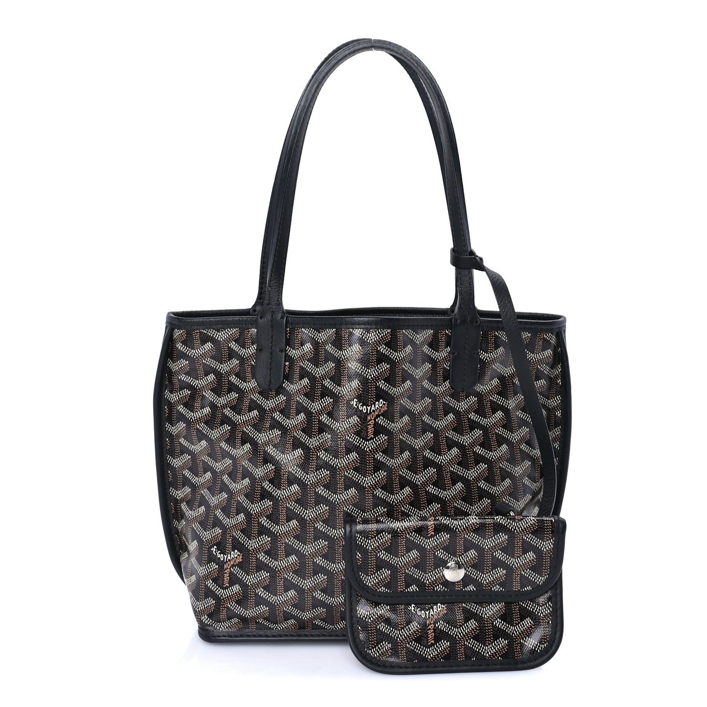 Goyard Goyardine Reversible Mini Anjou Black