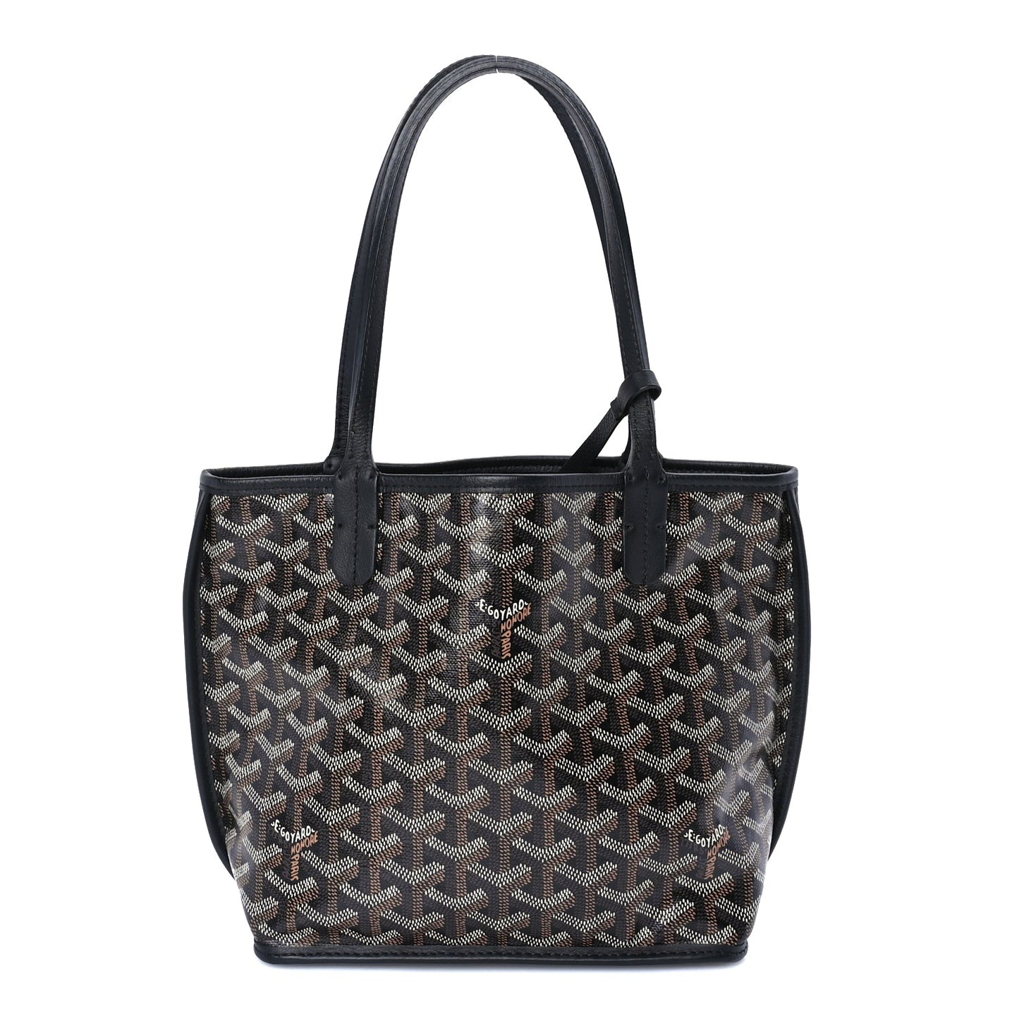 Goyard Goyardine Reversible Mini Anjou Black
