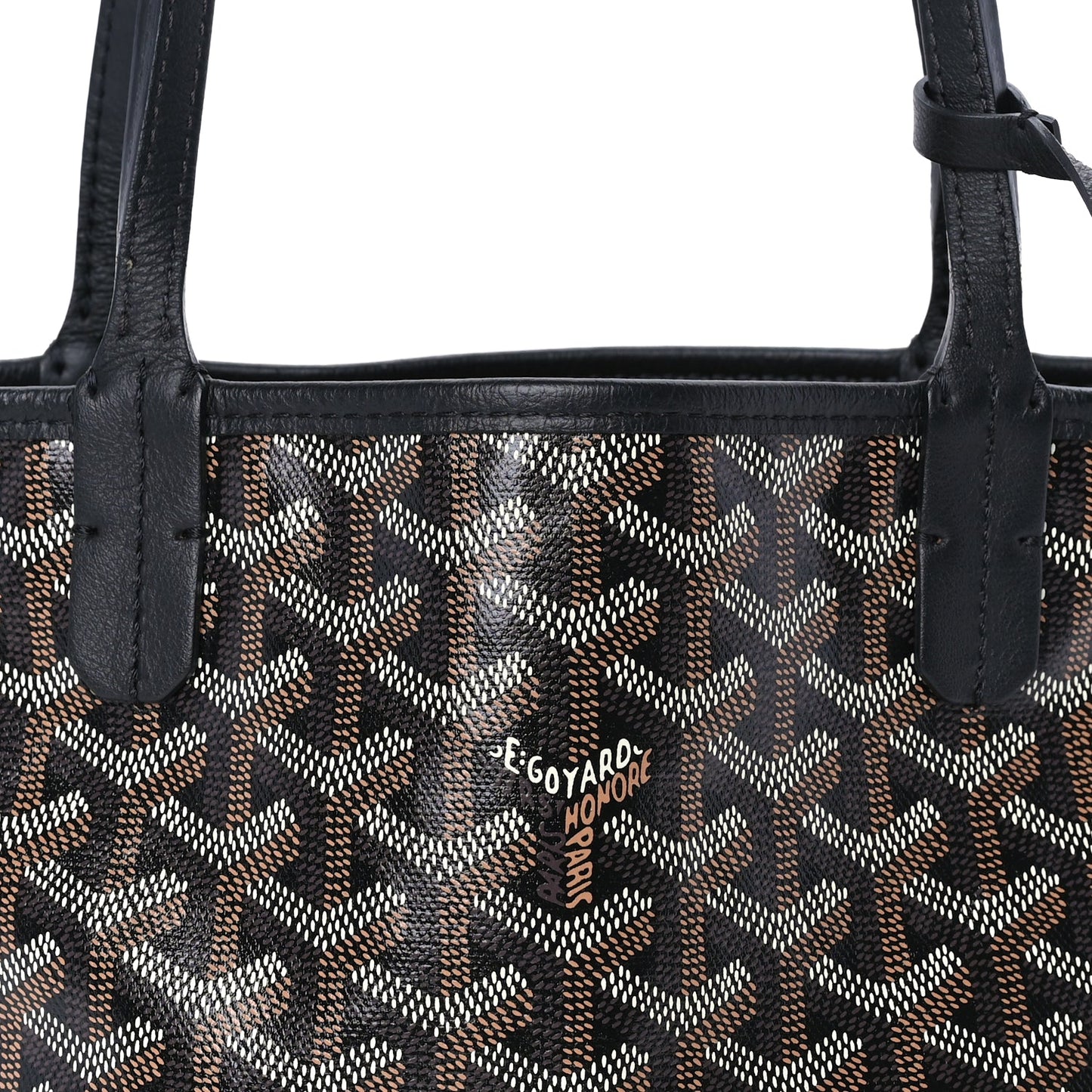 Goyard Goyardine Reversible Mini Anjou Black