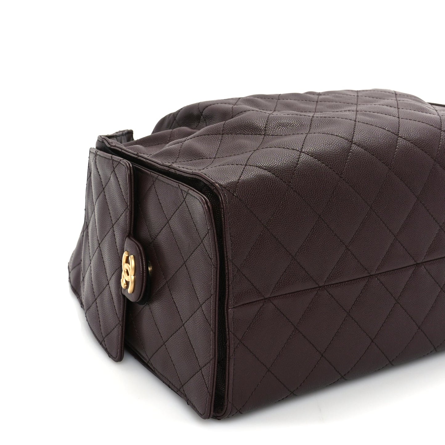 Chanel Caviar Quilted Medium Chanel 25 Handbag Dark Brown
