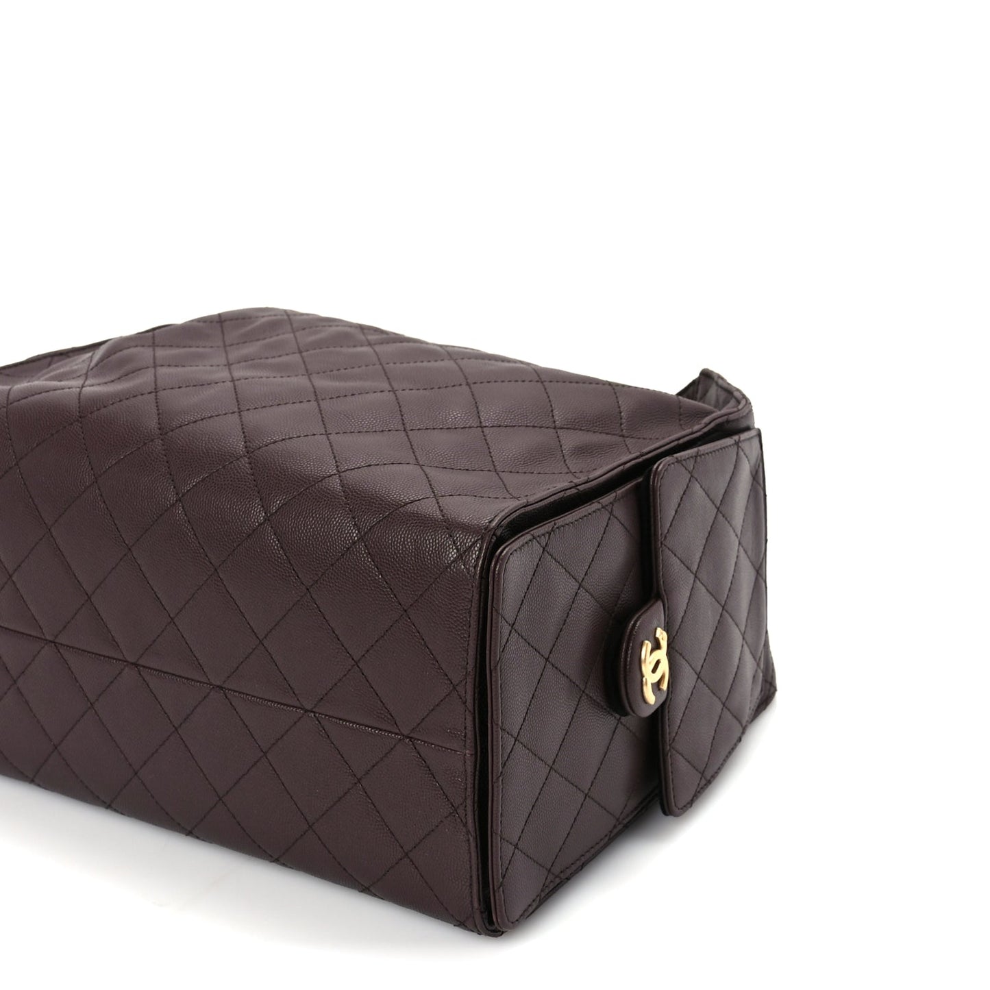 Chanel Caviar Quilted Medium Chanel 25 Handbag Dark Brown
