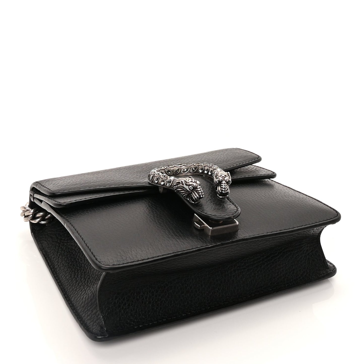 Gucci Calfskin Mini Dionysus Shoulder Bag  Black