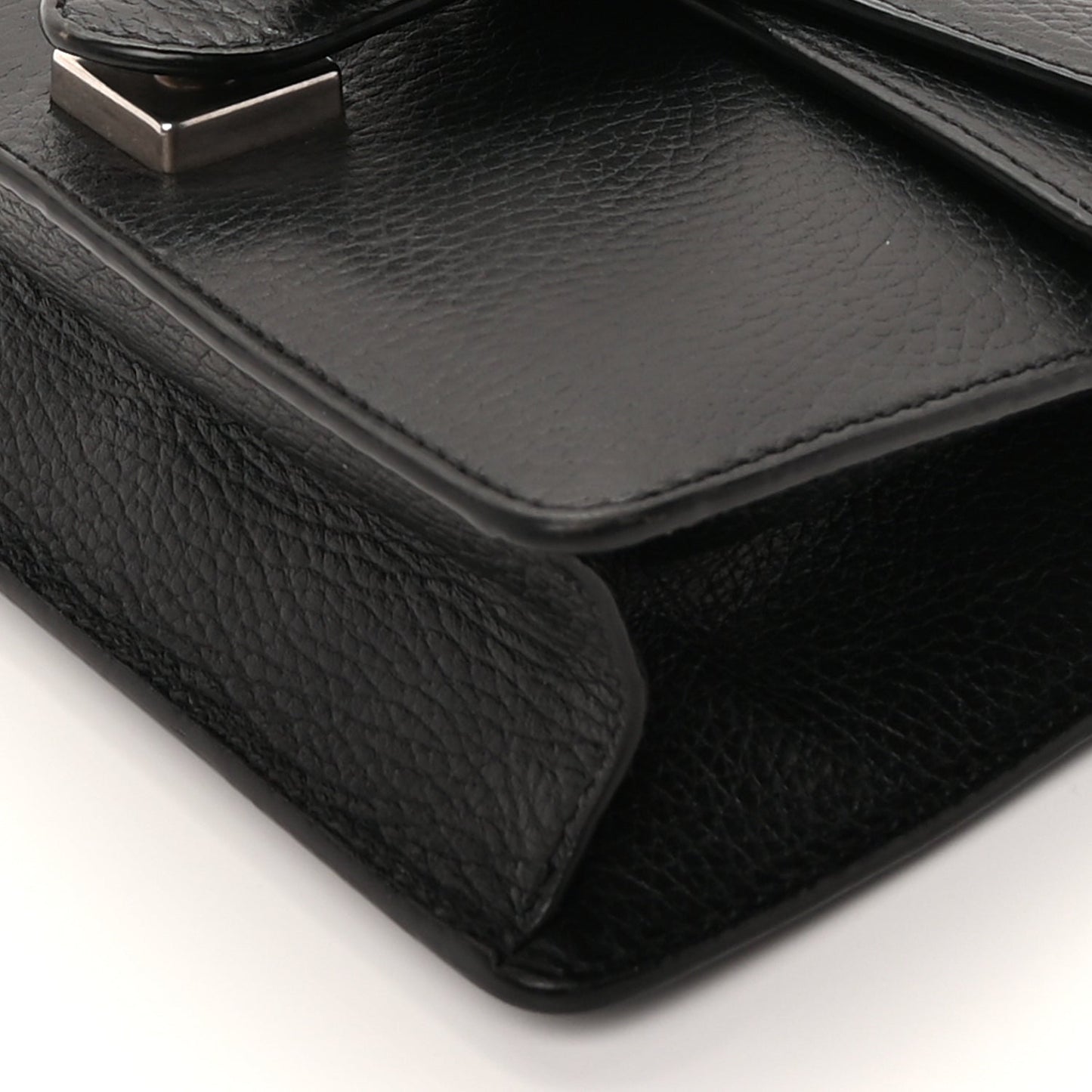 Gucci Calfskin Mini Dionysus Shoulder Bag  Black