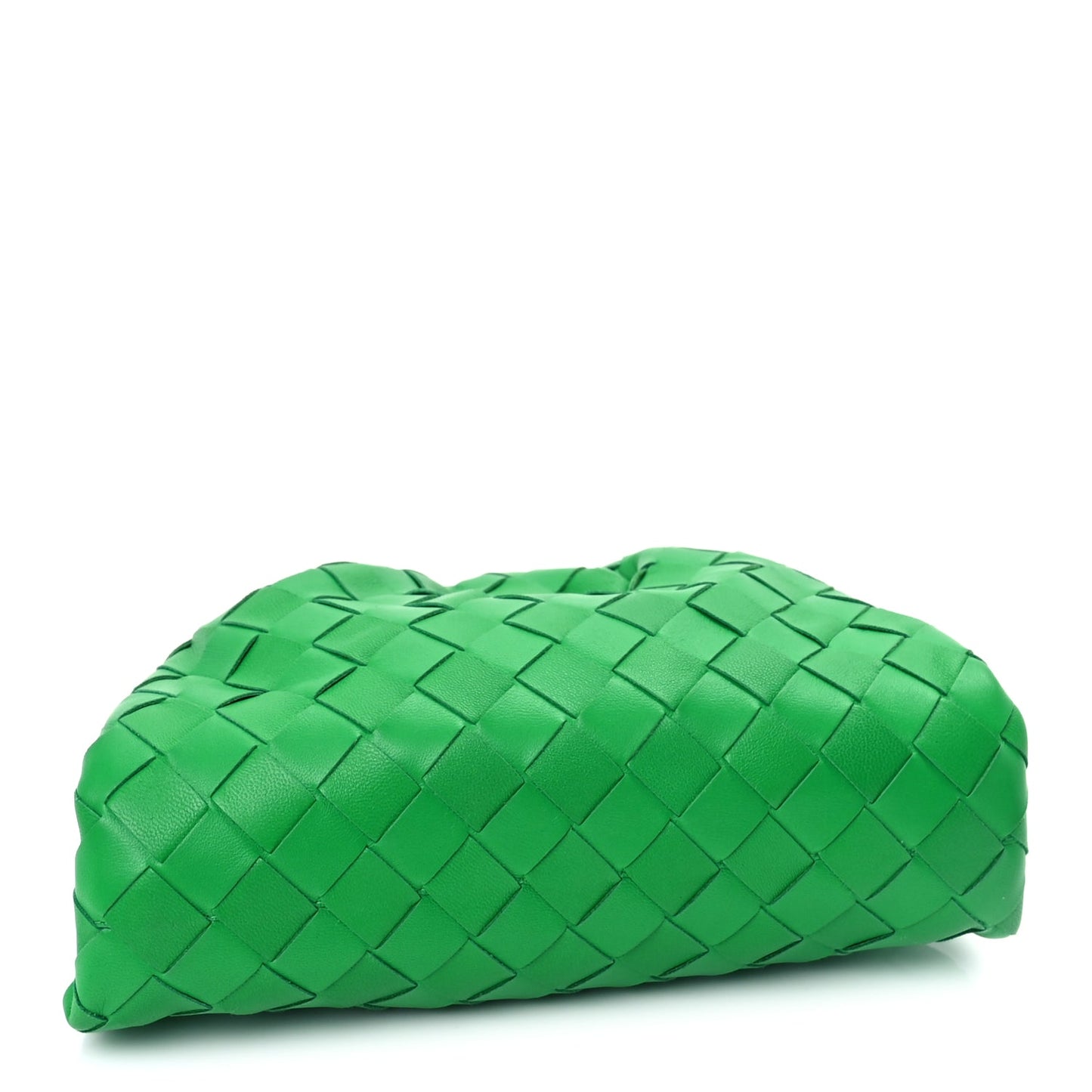 Bottega Veneta Nappa Intrecciato The Mini Pouch Clutch  Parakeet