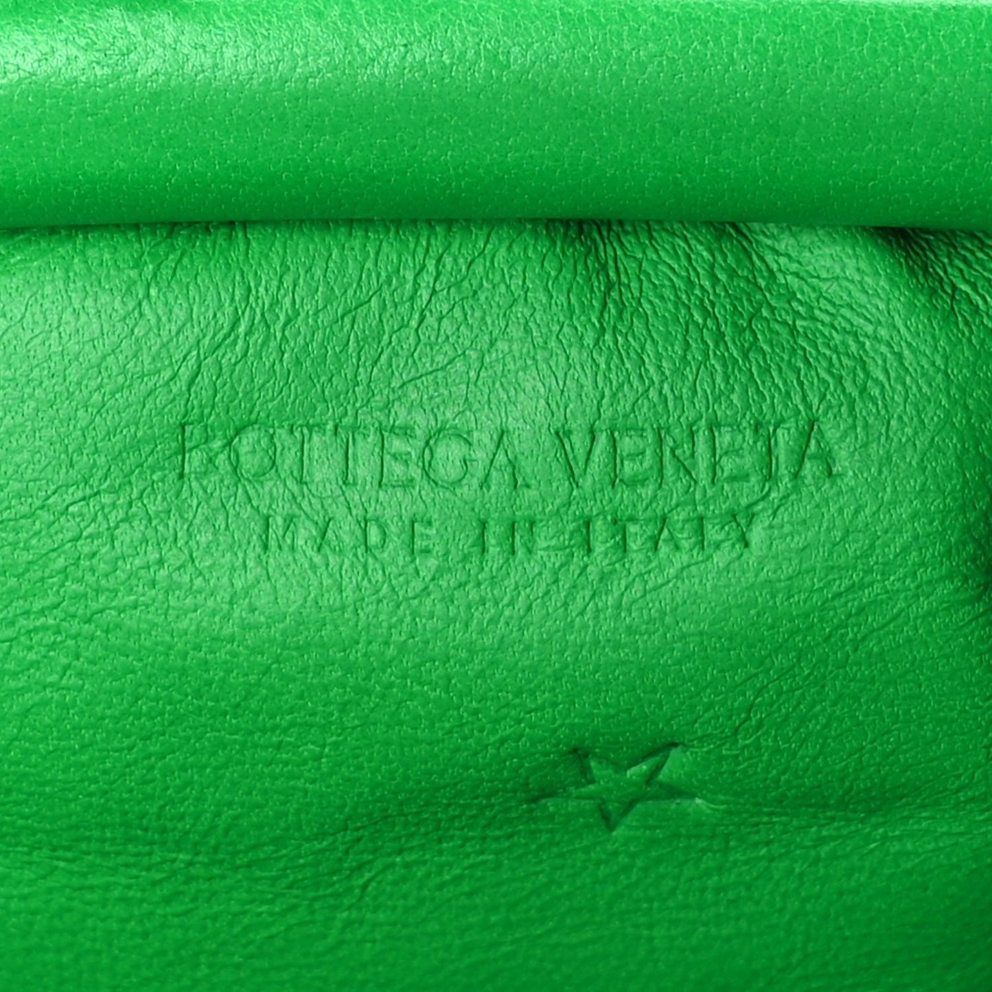Bottega Veneta Nappa Intrecciato The Mini Pouch Clutch  Parakeet