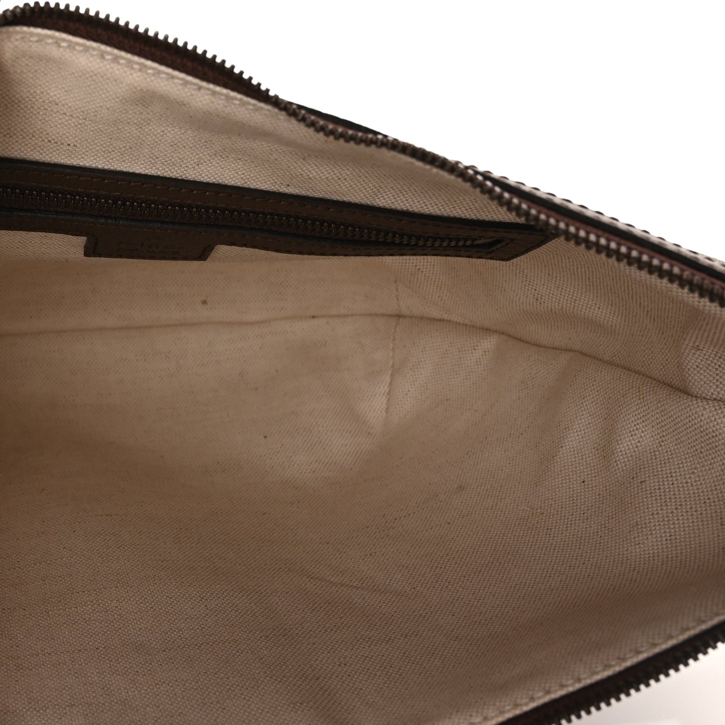 Gucci GG Supreme Monogram Web Small Ophidia Half Moon Hobo Brown