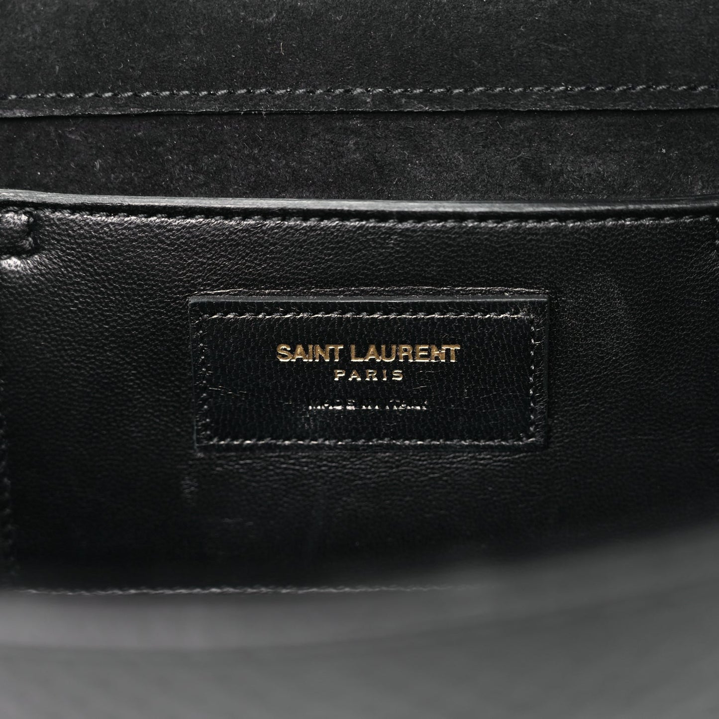 Saint Laurent Snakeskin Medium Classic Monogram Kate Tassel Satchel Black