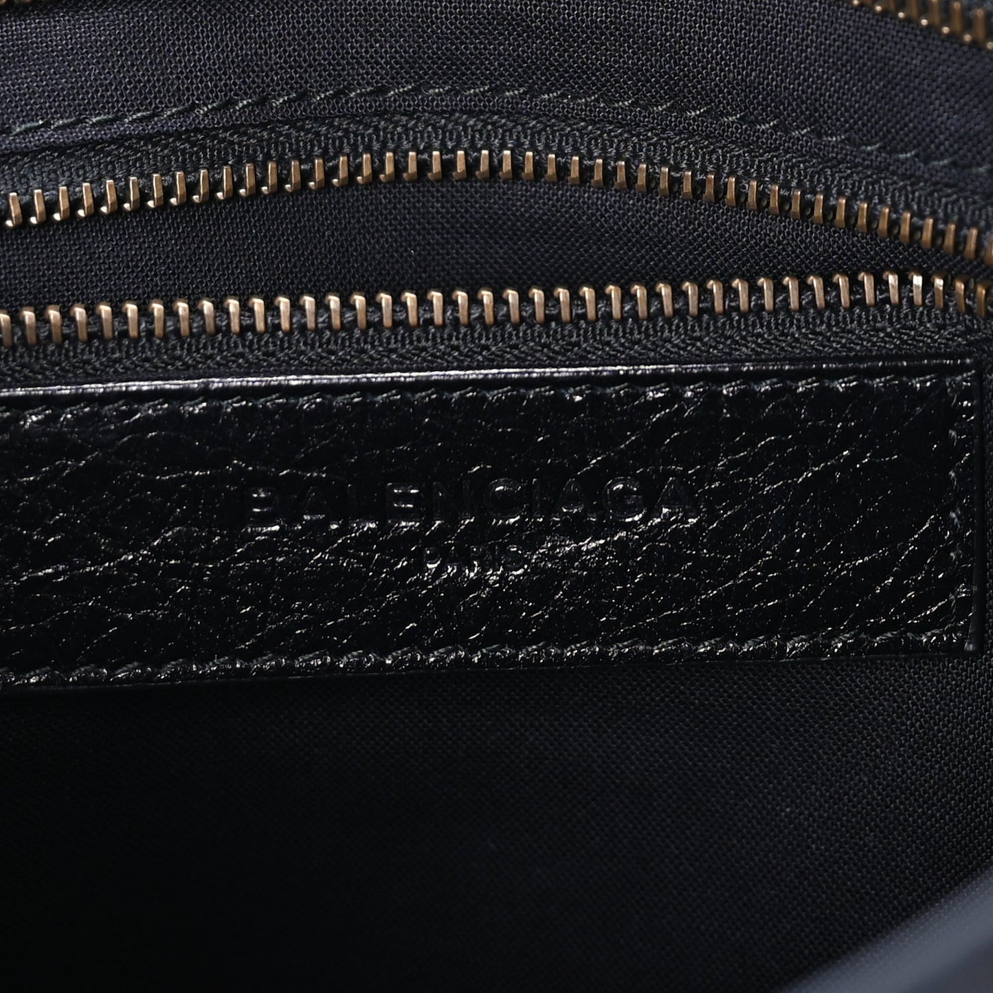 Balenciaga Agneau Arena Classic Hardware Small Le City Black
