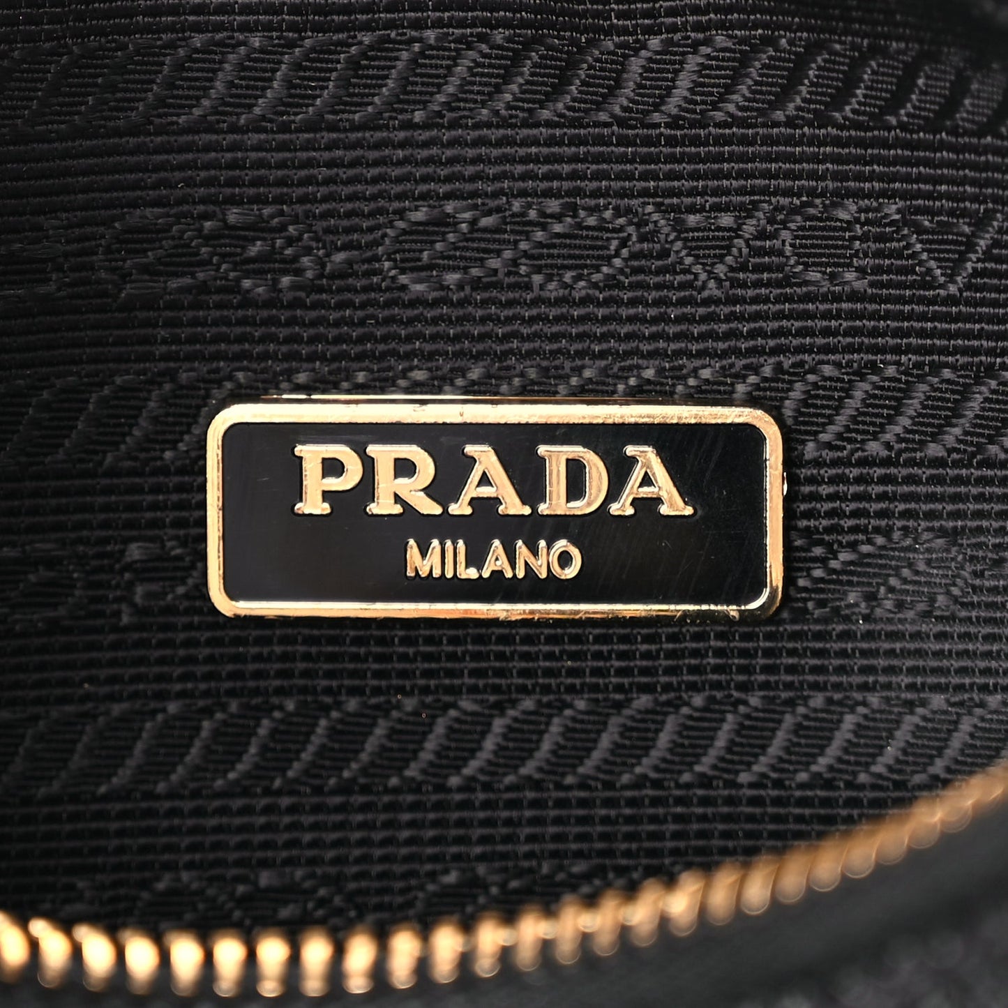Prada Saffiano Lux Re-Edition 2005 Shoulder Bag Black