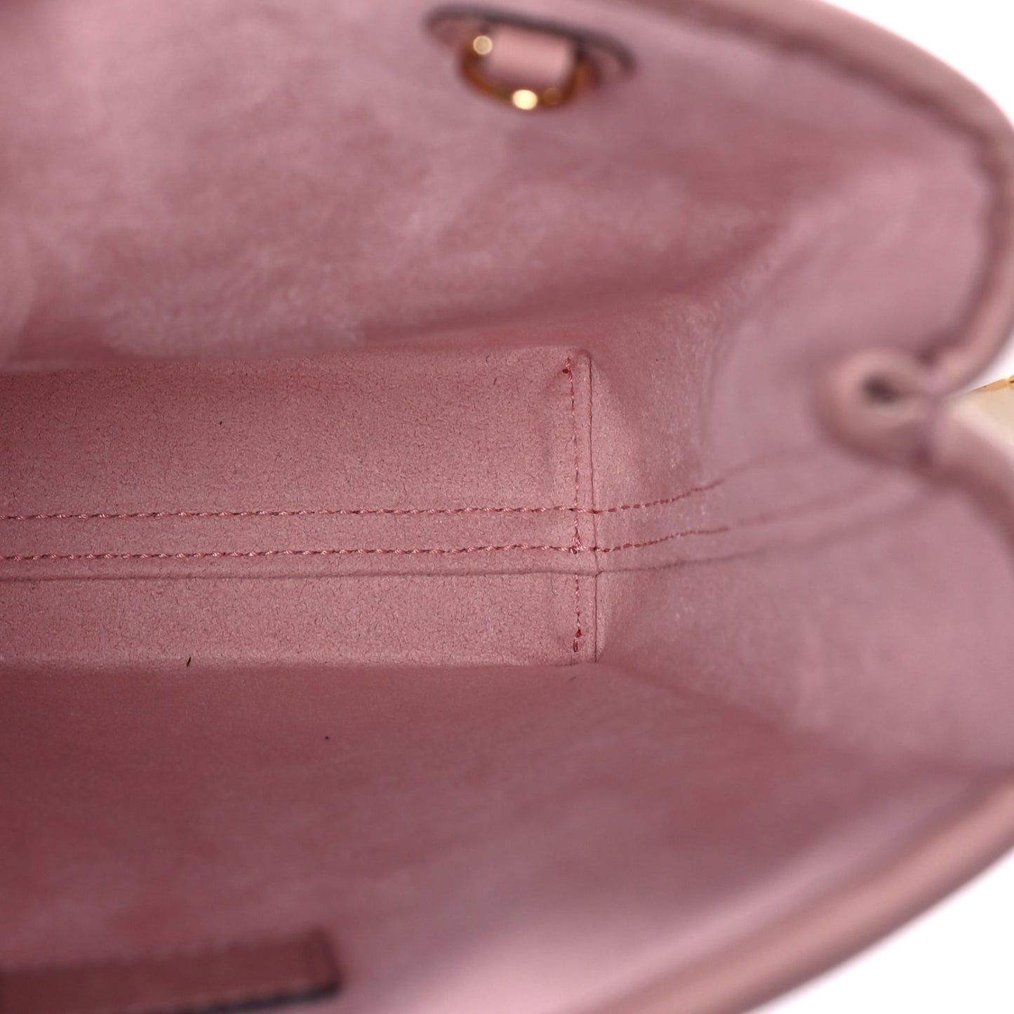 Gucci Gilbert Calfskin Jumbo GG Embossed Super Mini Tote Bag Porcelain Rose