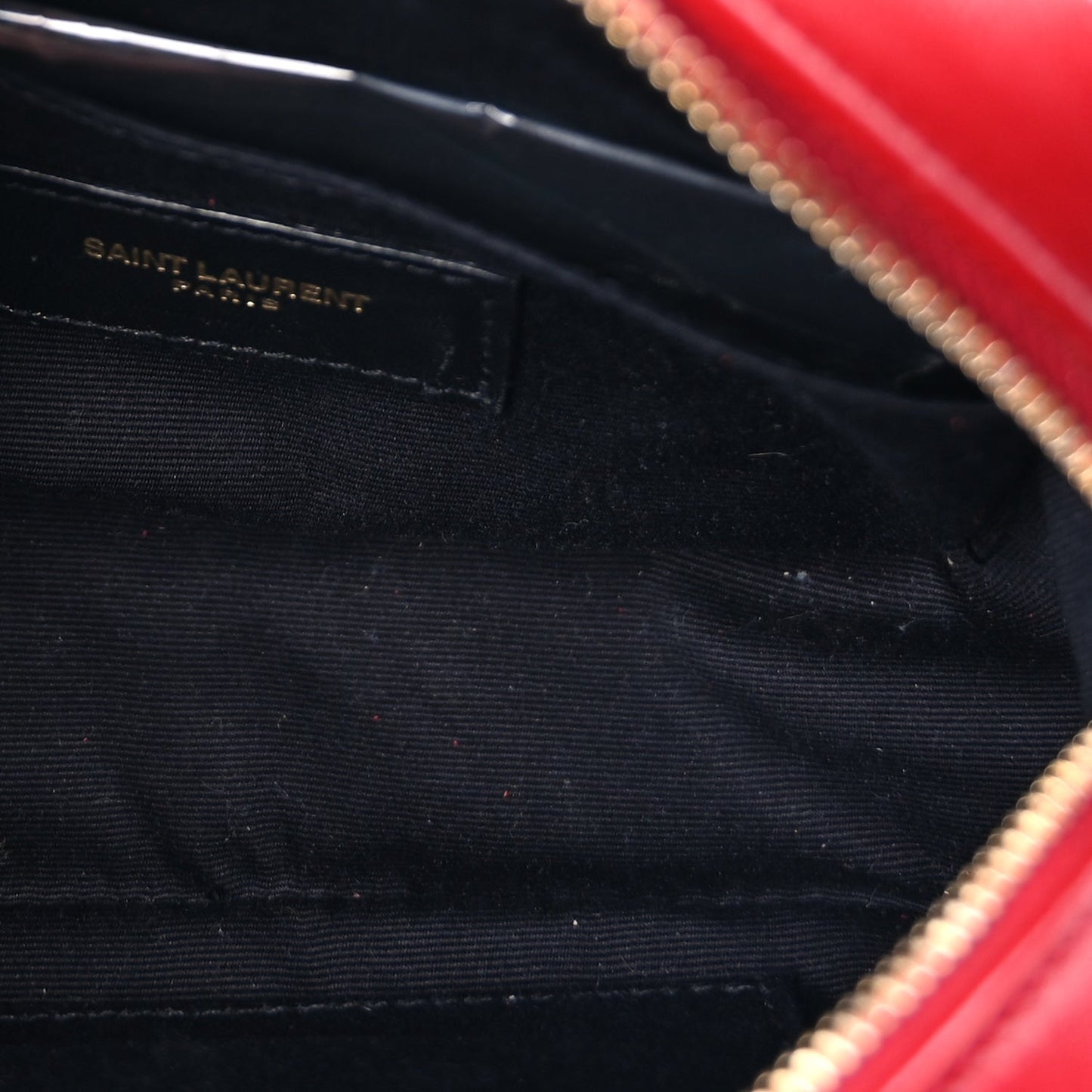 Saint Laurent Calfskin Matelasse Monogram Lou Belt Bag Rouge Eros
