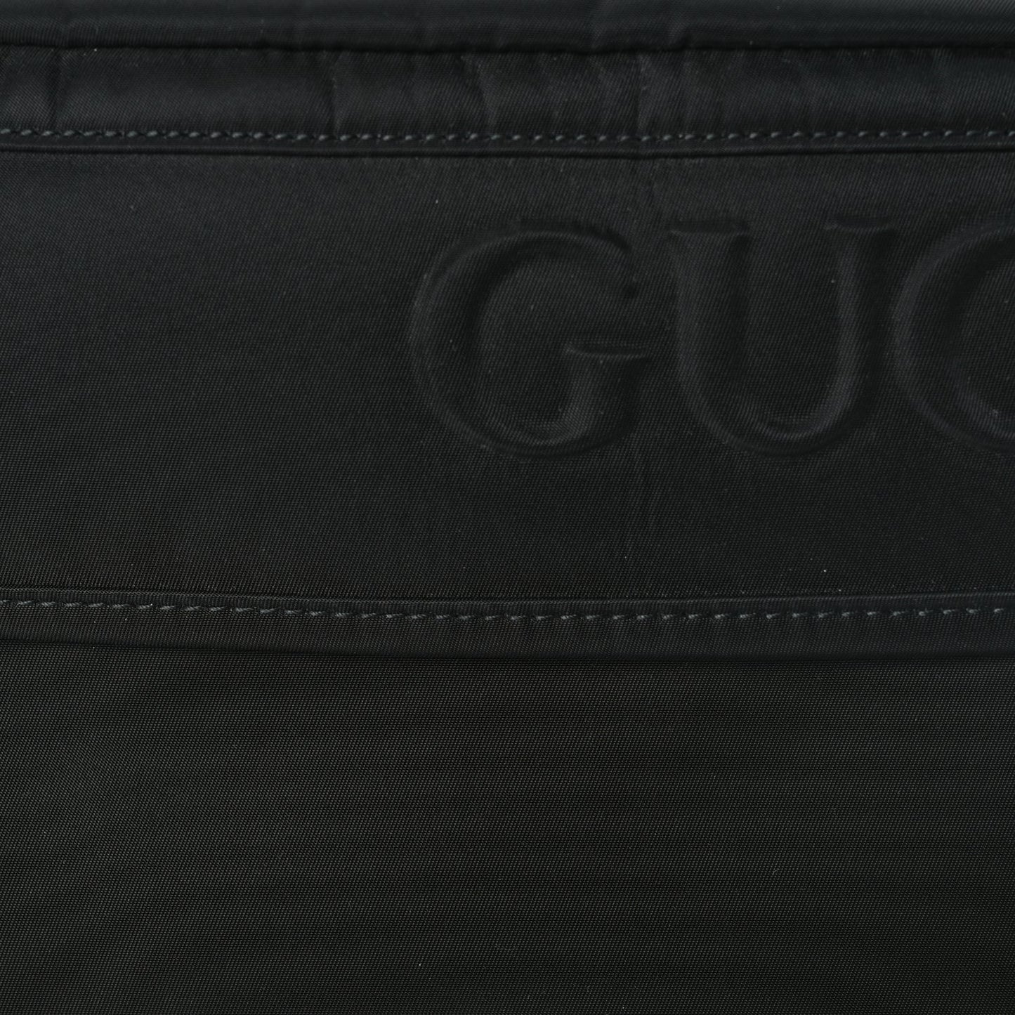 Gucci Nylon Large Logo Belt Bag Black