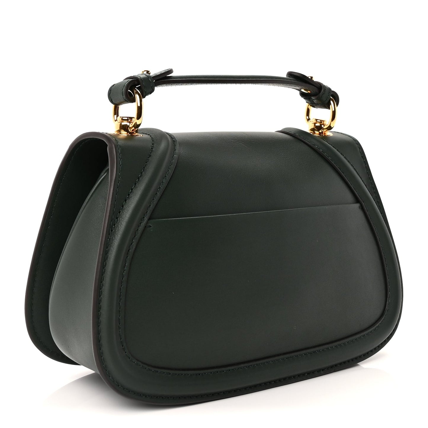 Gucci Roxy Calfskin Medium Blondie Top Handle Bag Green