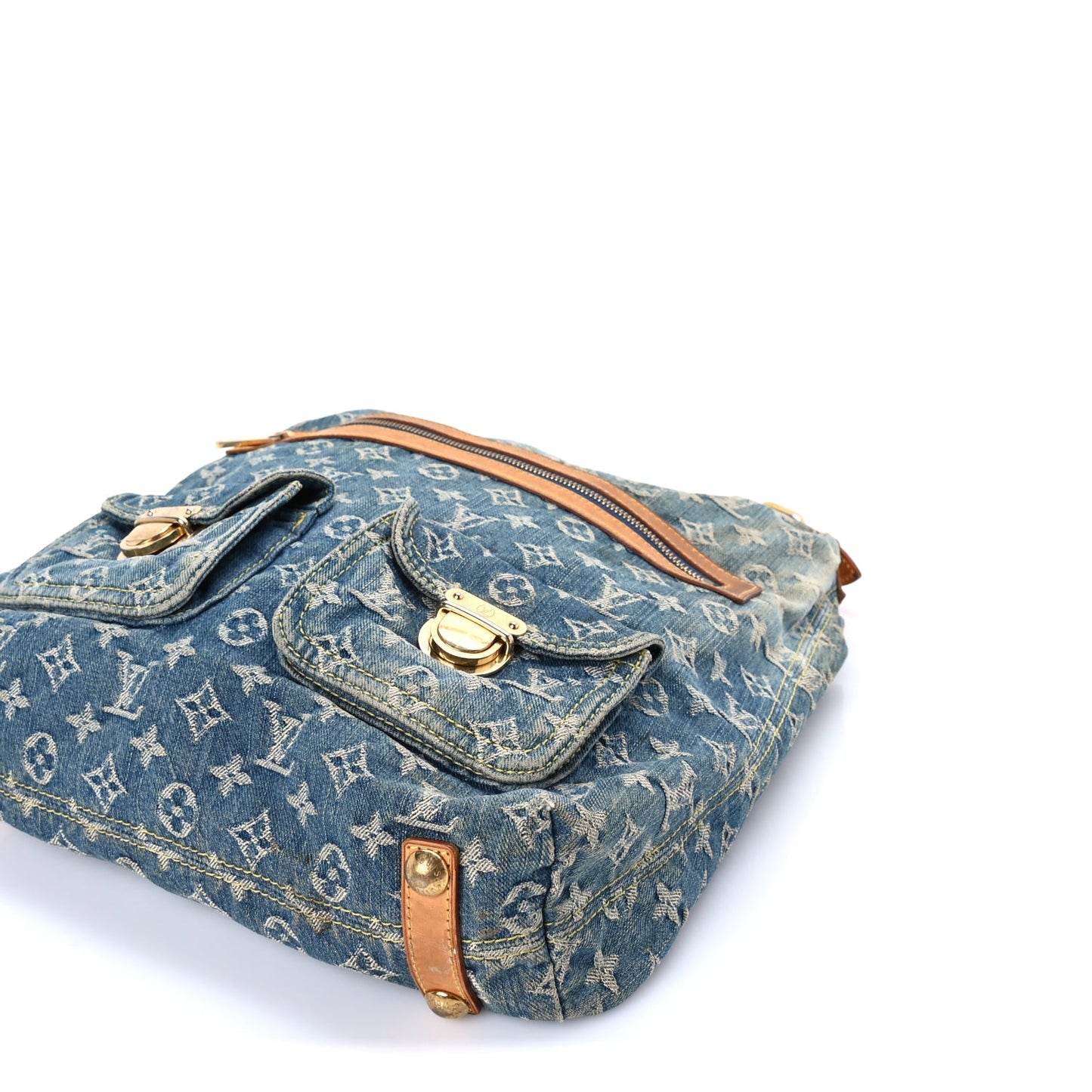 Louis Vuitton Denim Baggy GM Blue