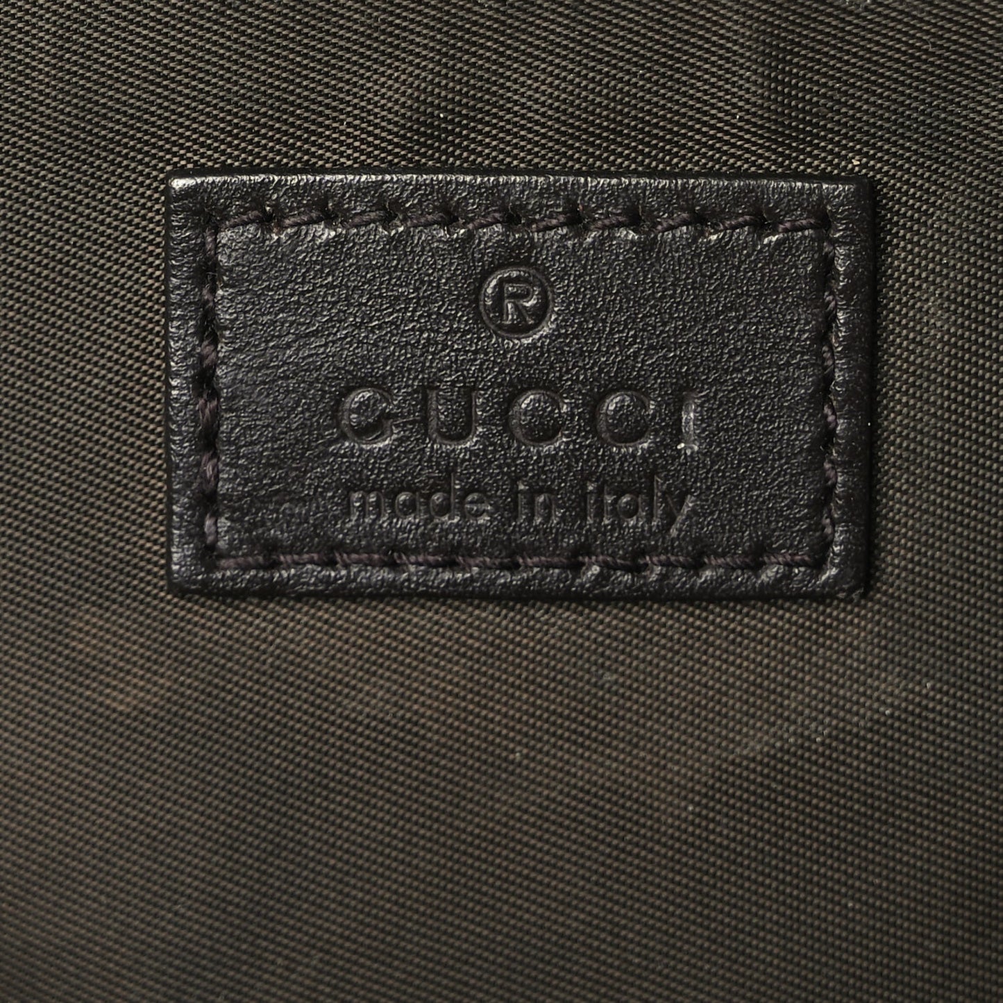 Gucci GG Plus Monogram Messenger Diaper Bag Dark Brown