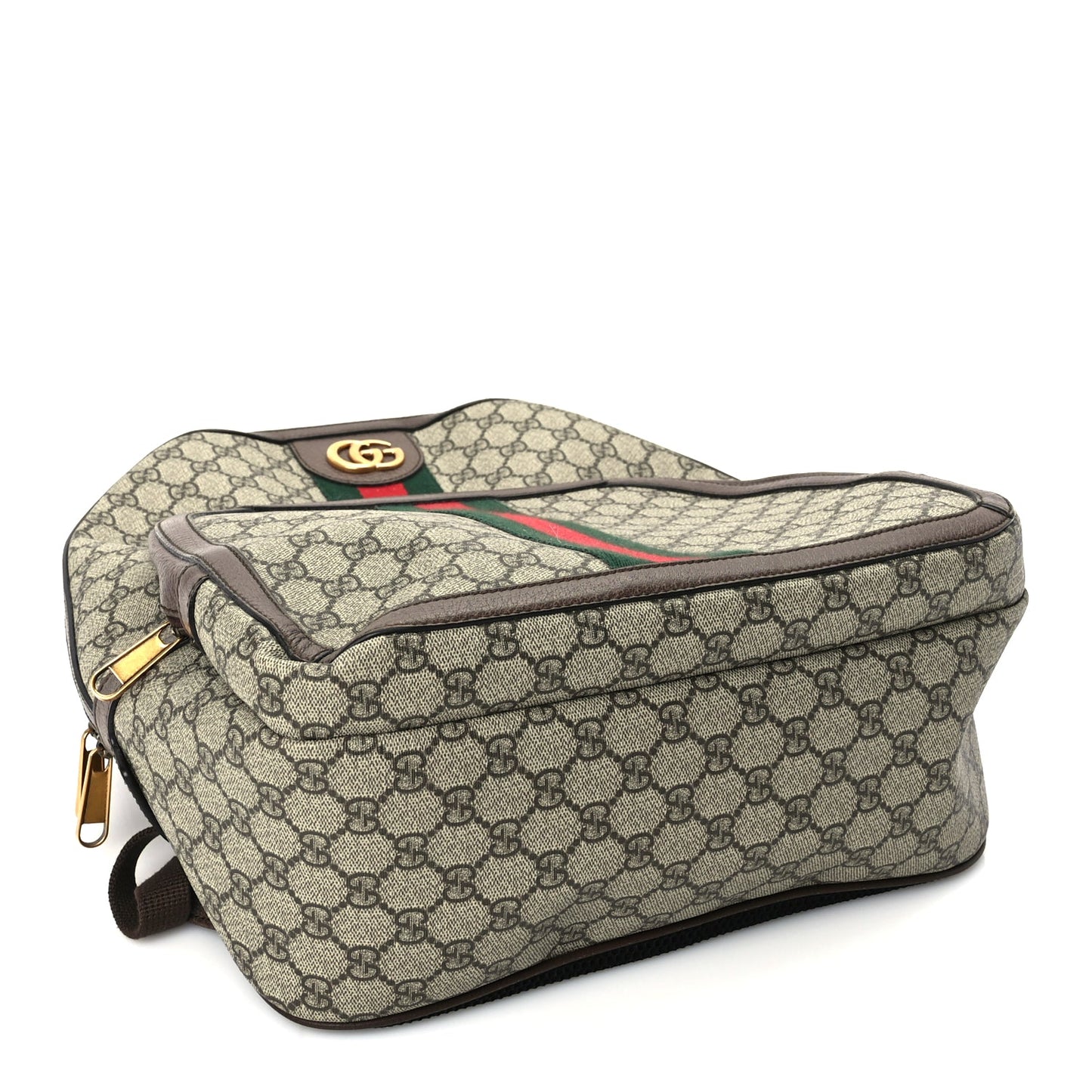 Gucci GG Supreme Monogram Medium Ophidia Day Backpack Brown