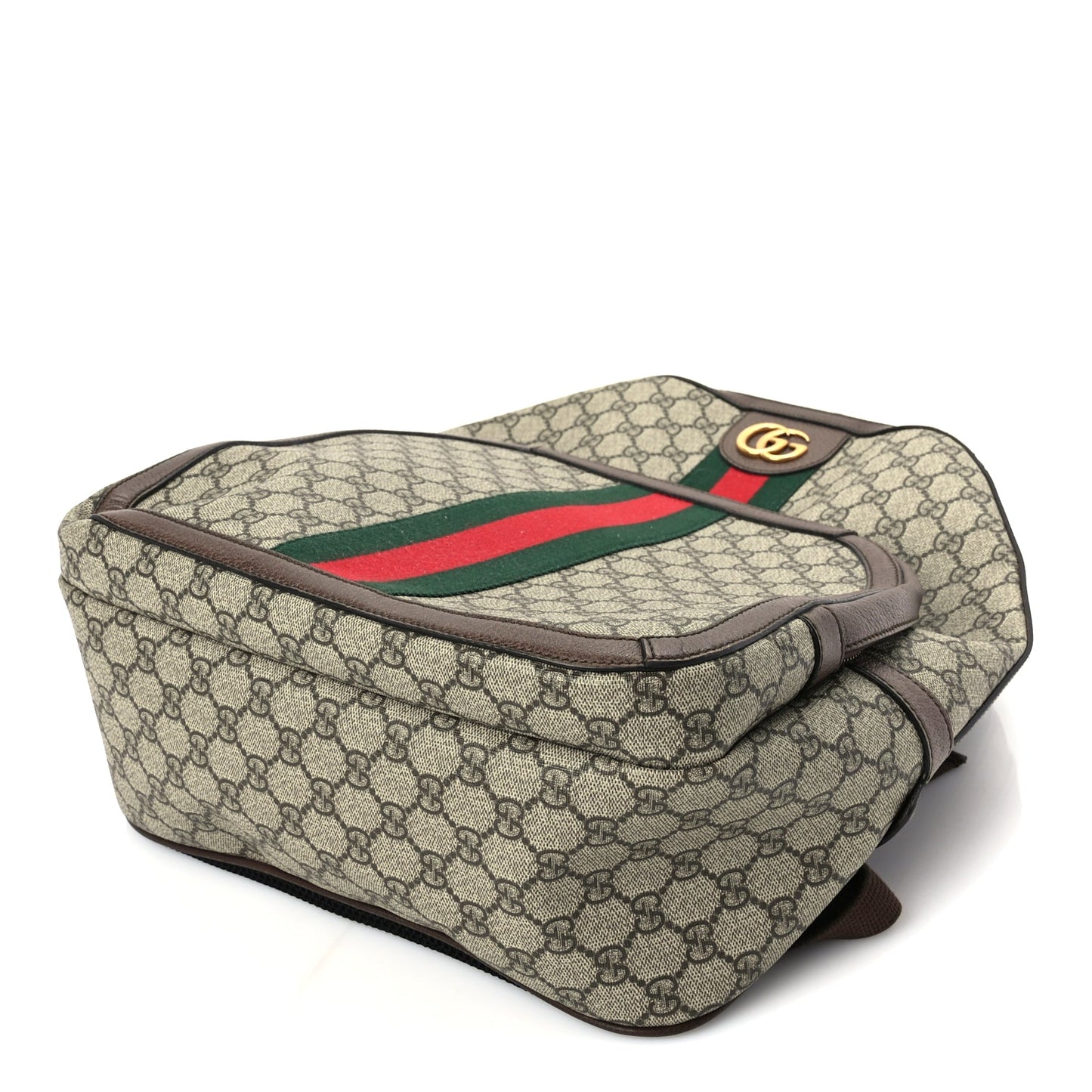 Gucci GG Supreme Monogram Medium Ophidia Day Backpack Brown