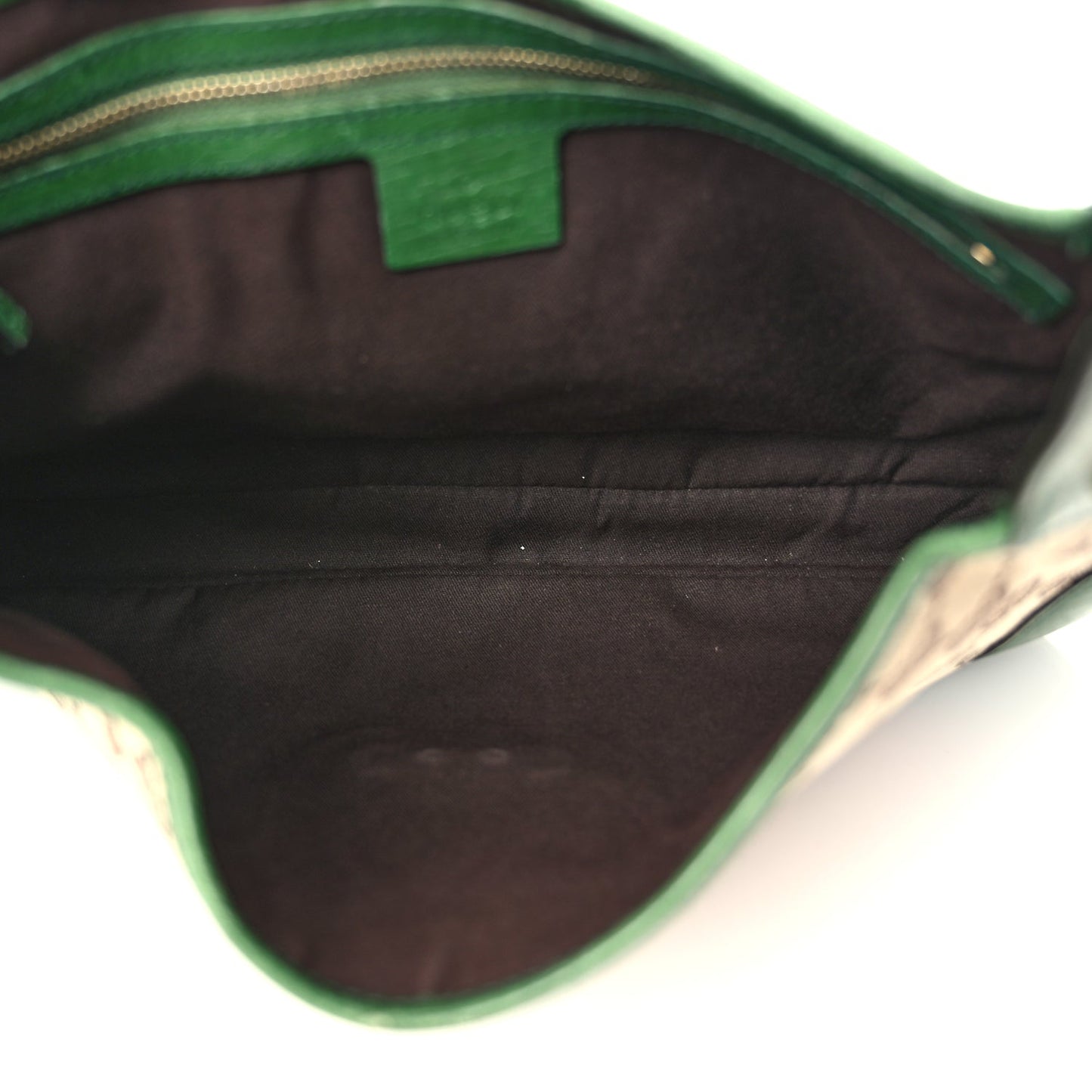 Gucci Monogram Web Junco Small Hobo Green