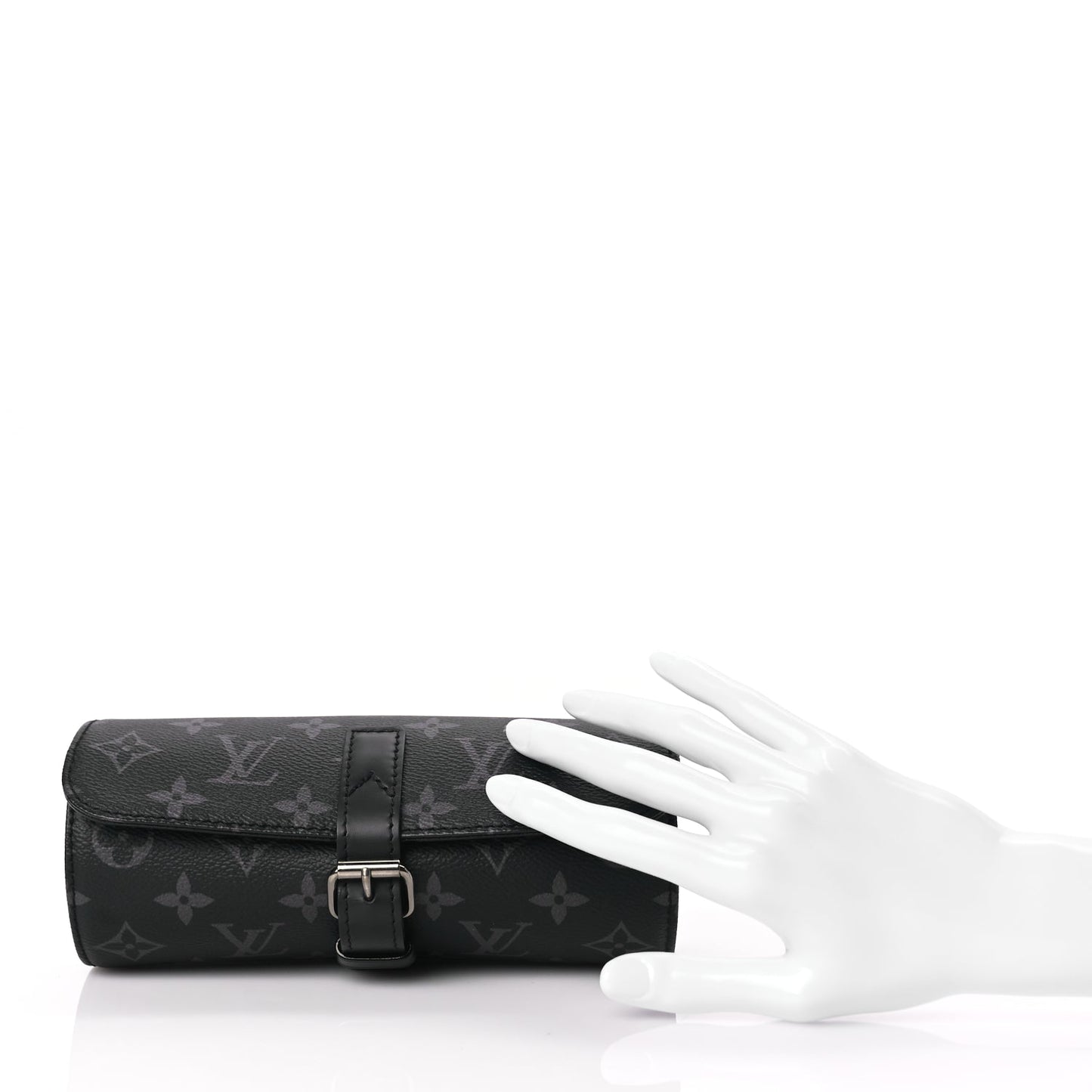 Louis Vuitton Monogram Eclipse 3 Watch Travel Case