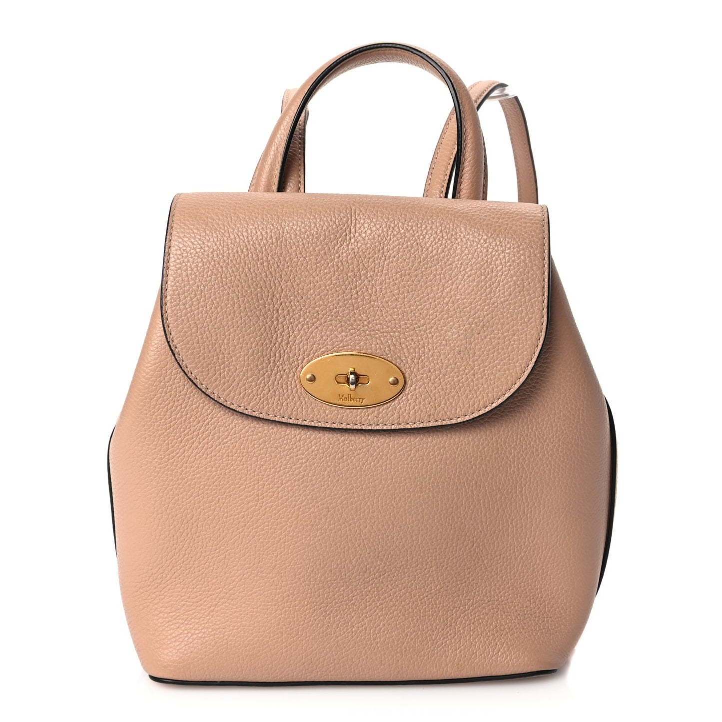 Mulberry Classic Grain Calfskin Mini Bayswater Backpack Blush