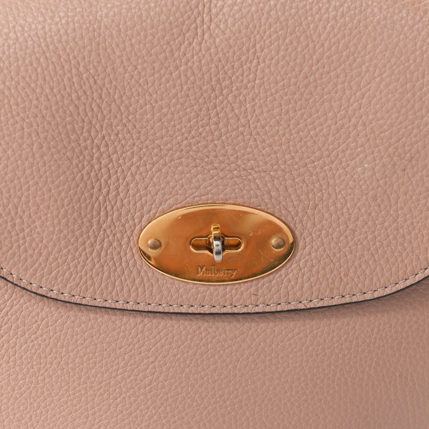 Mulberry Classic Grain Calfskin Mini Bayswater Backpack Blush