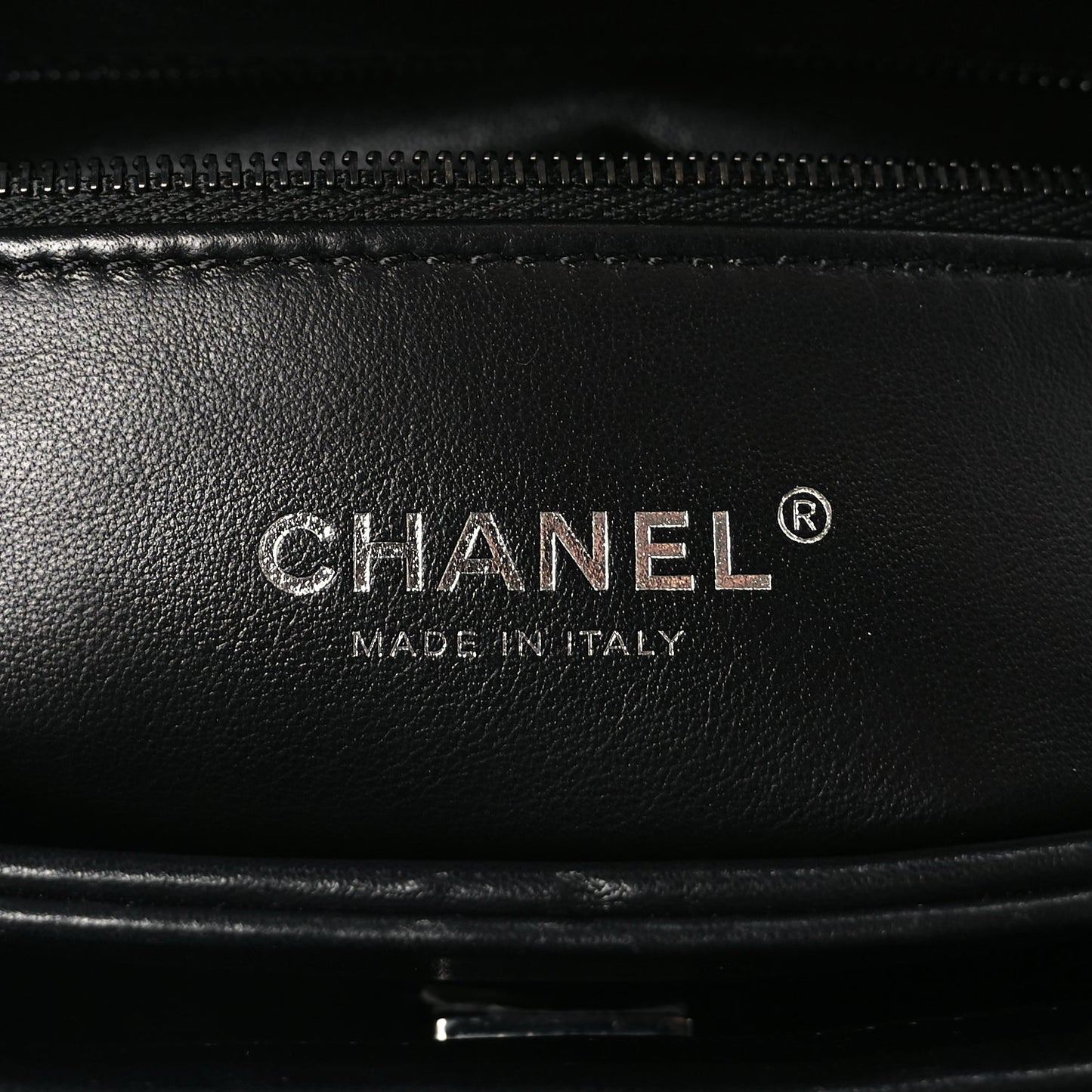 Chanel Lambskin Quilted Small Trendy CC Dual Handle Flap Bag So Black