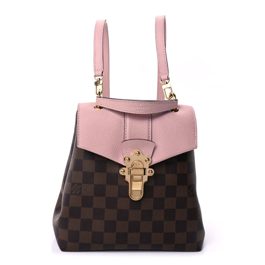 Louis Vuitton Damier Ebene Clapton Backpack  Magnolia
