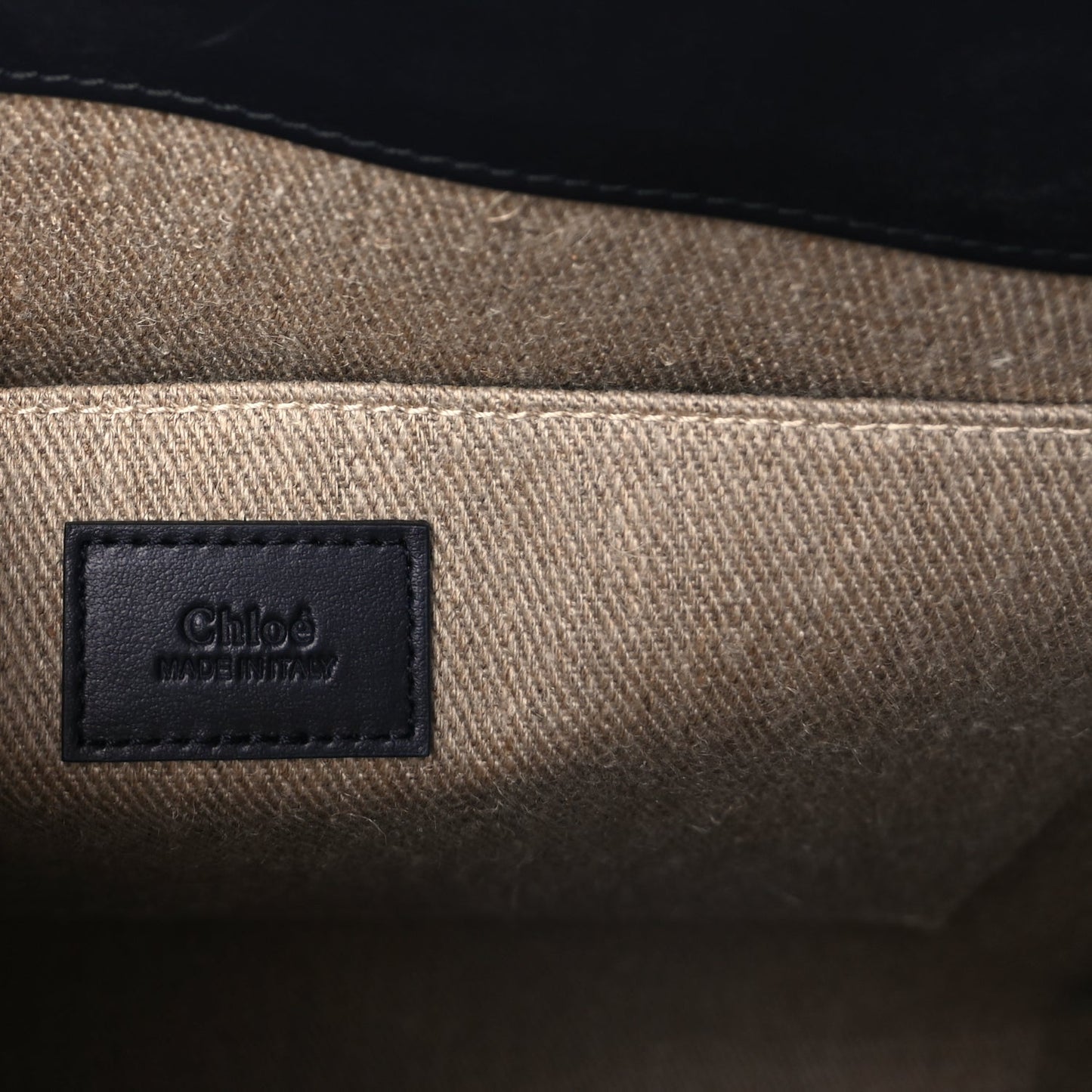 Chloe Calfskin Medium Woody Tote  Obscure Navy