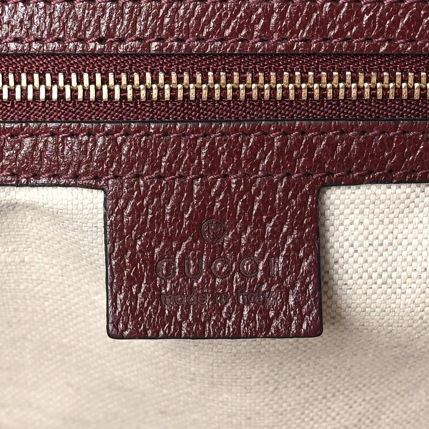 Gucci Monogram Textured Dollar Calfskin Web Medium Ophidia Shopping Tote  Sahara Rubino Chardonnay