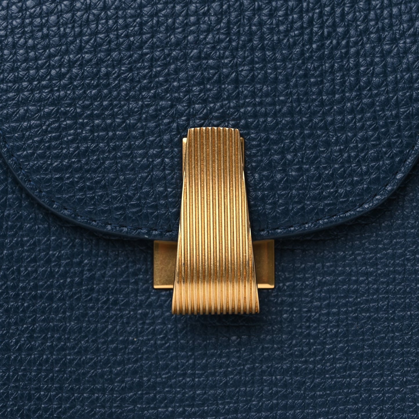 Bottega Veneta Palmellato Calfskin Rounded Belt Bag  Navy