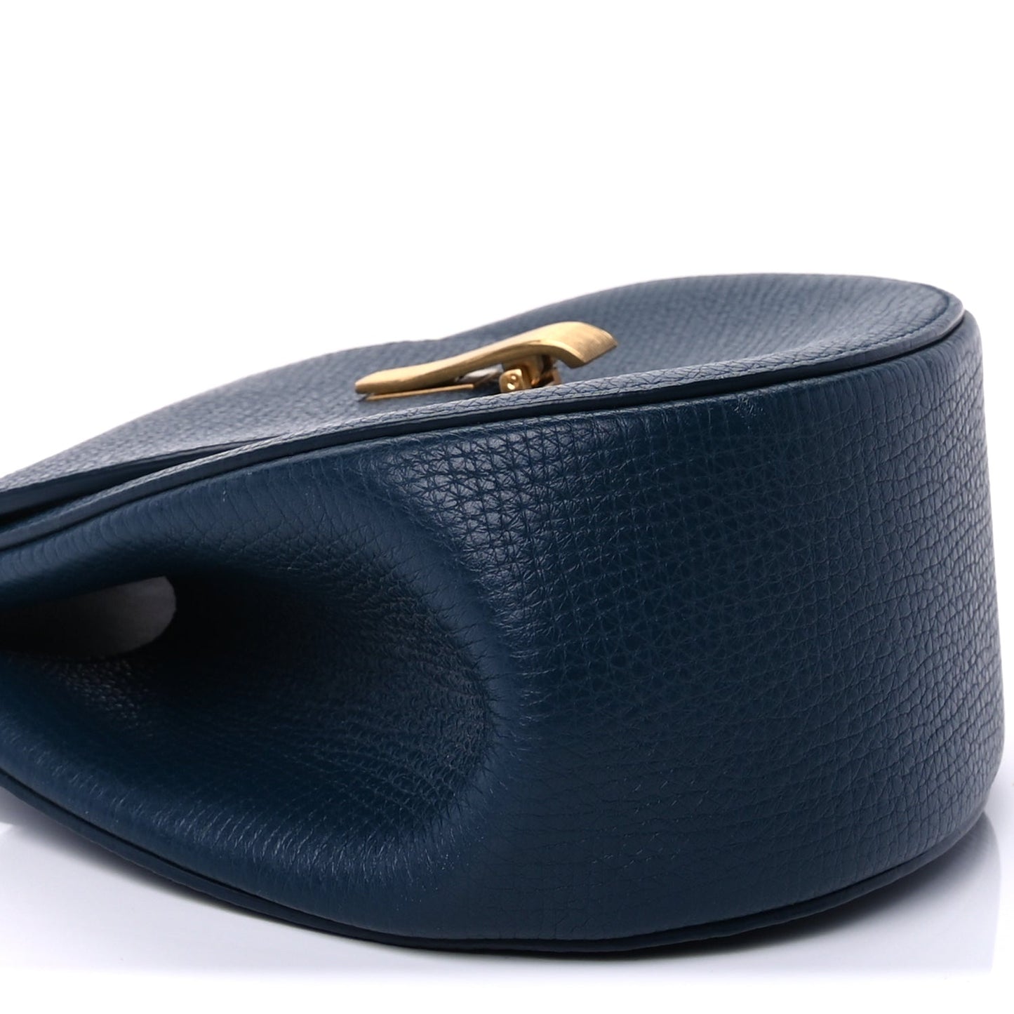 Bottega Veneta Palmellato Calfskin Rounded Belt Bag  Navy