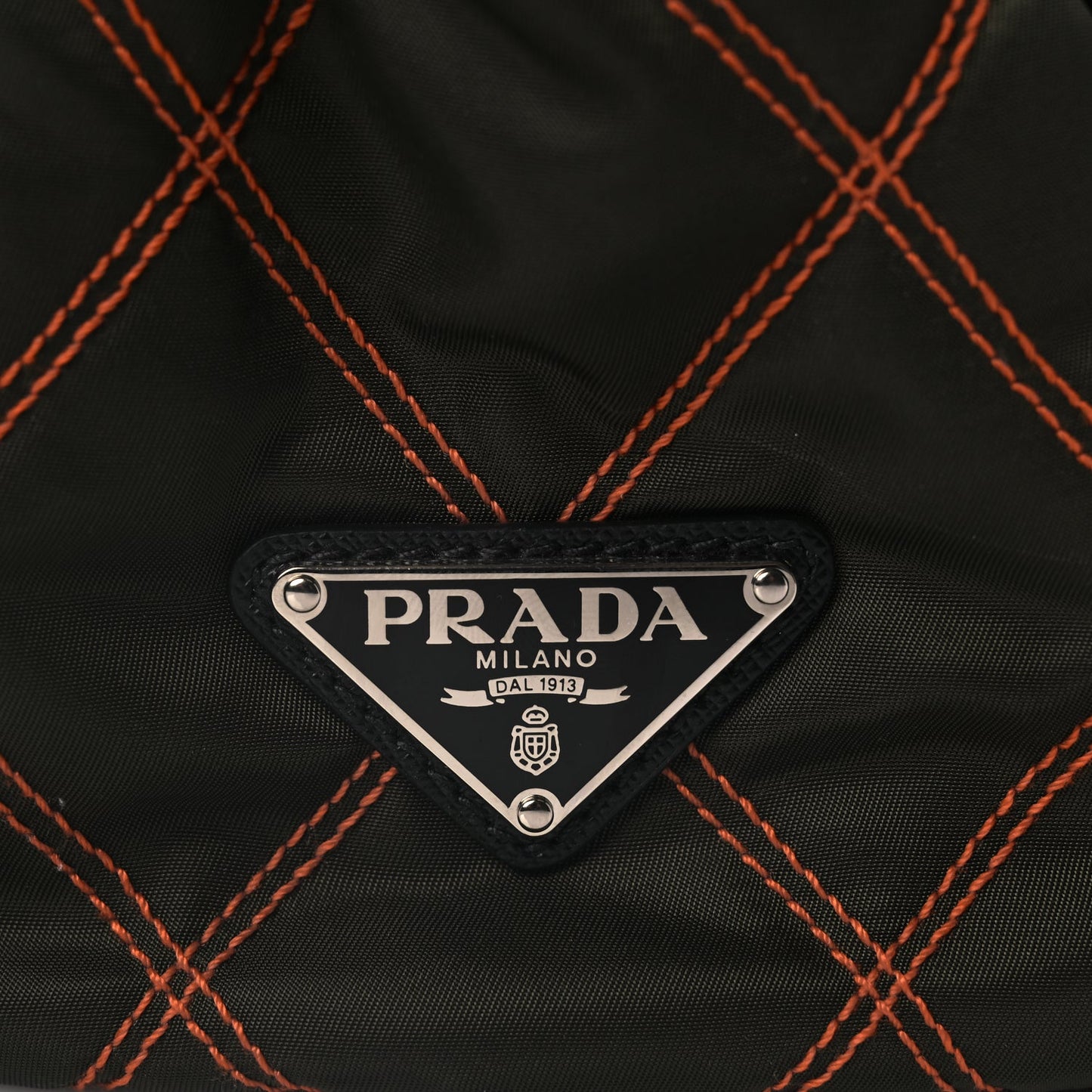 Prada Tessuto Nylon Impunturato Double Buckle Backpack Green