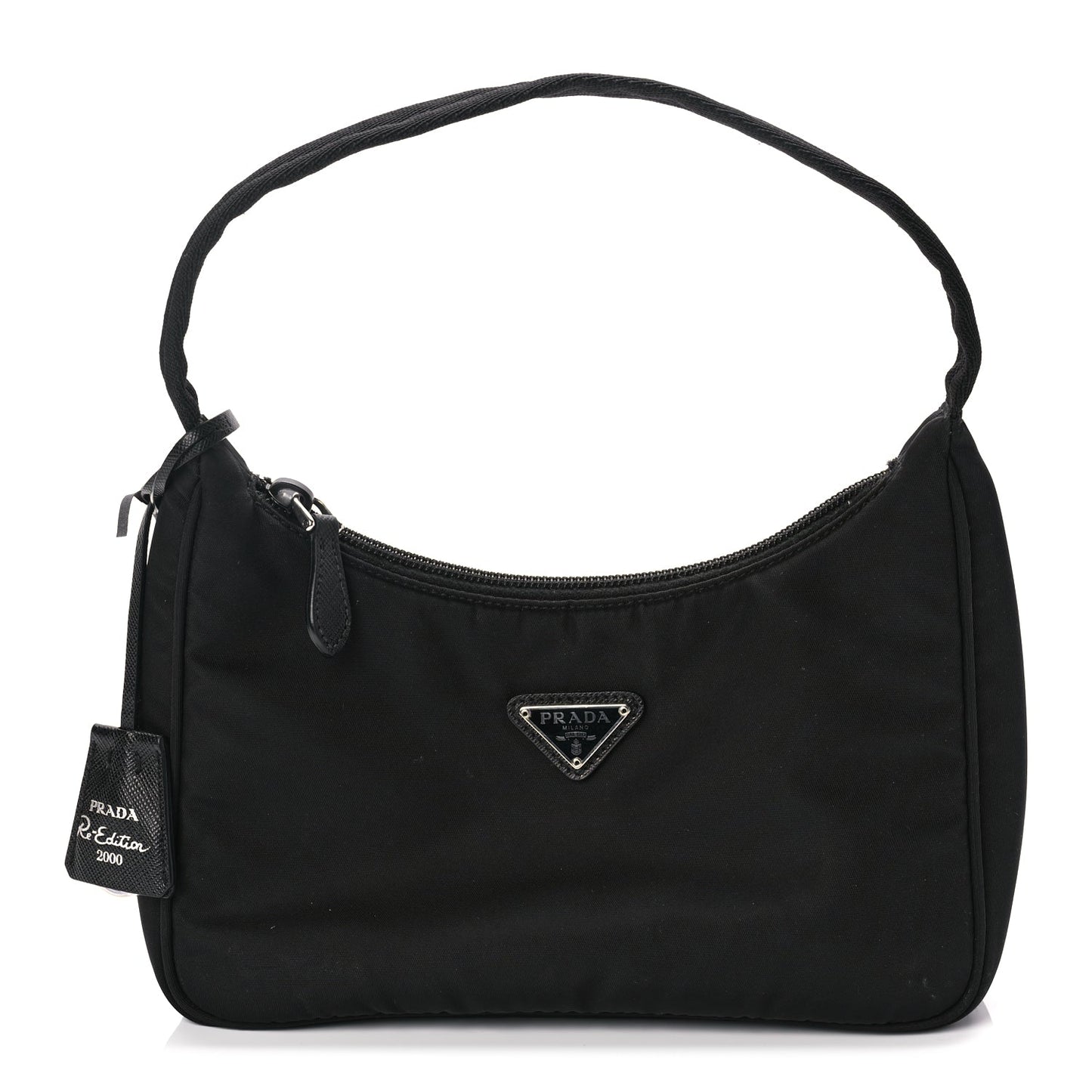 Prada Tessuto Nylon Mini Re-Edition 2000 Bag  Black
