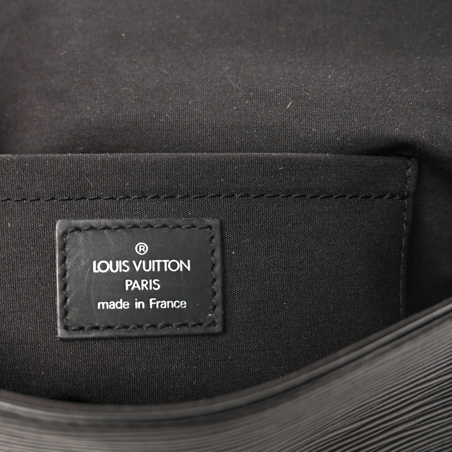 Louis Vuitton Epi Segur Pochette  Black