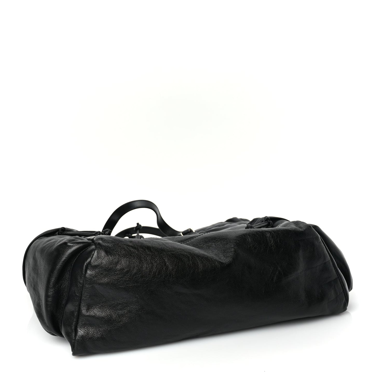 Gucci Piuma Lux Energy Monochrome Double G Drawstring Tote Black