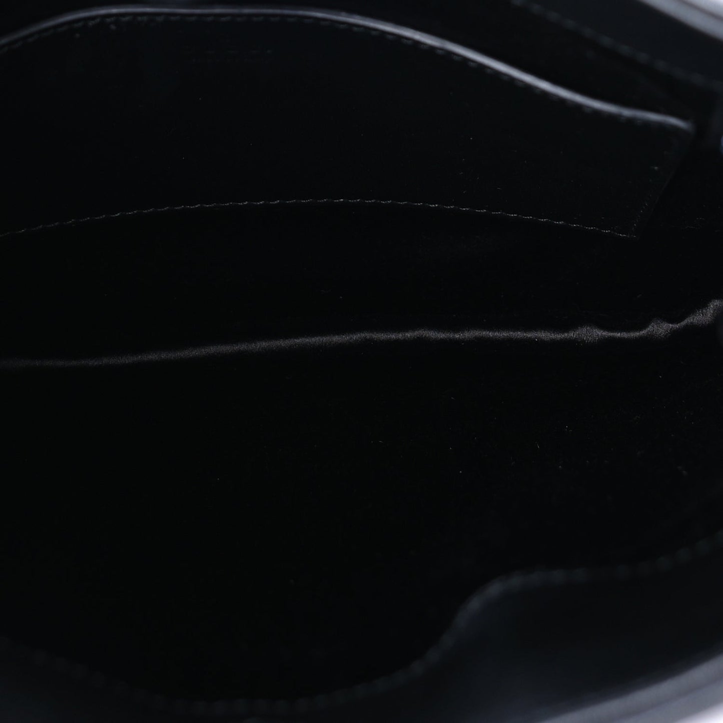 Gucci Calfskin Horsebit Slim Shoulder Bag Black