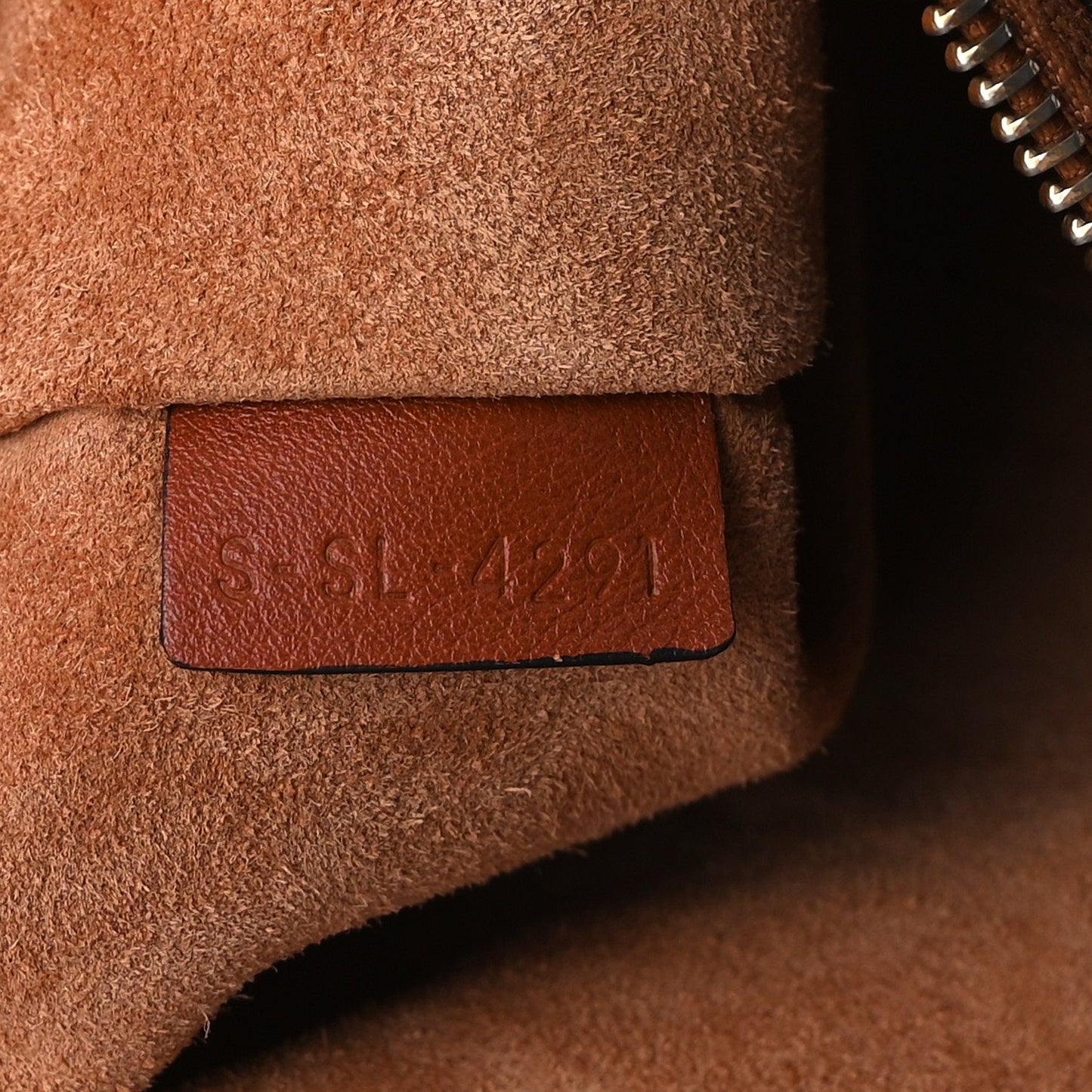 Celine Supple Calfskin Medium Romy Shoulder Bag Tan