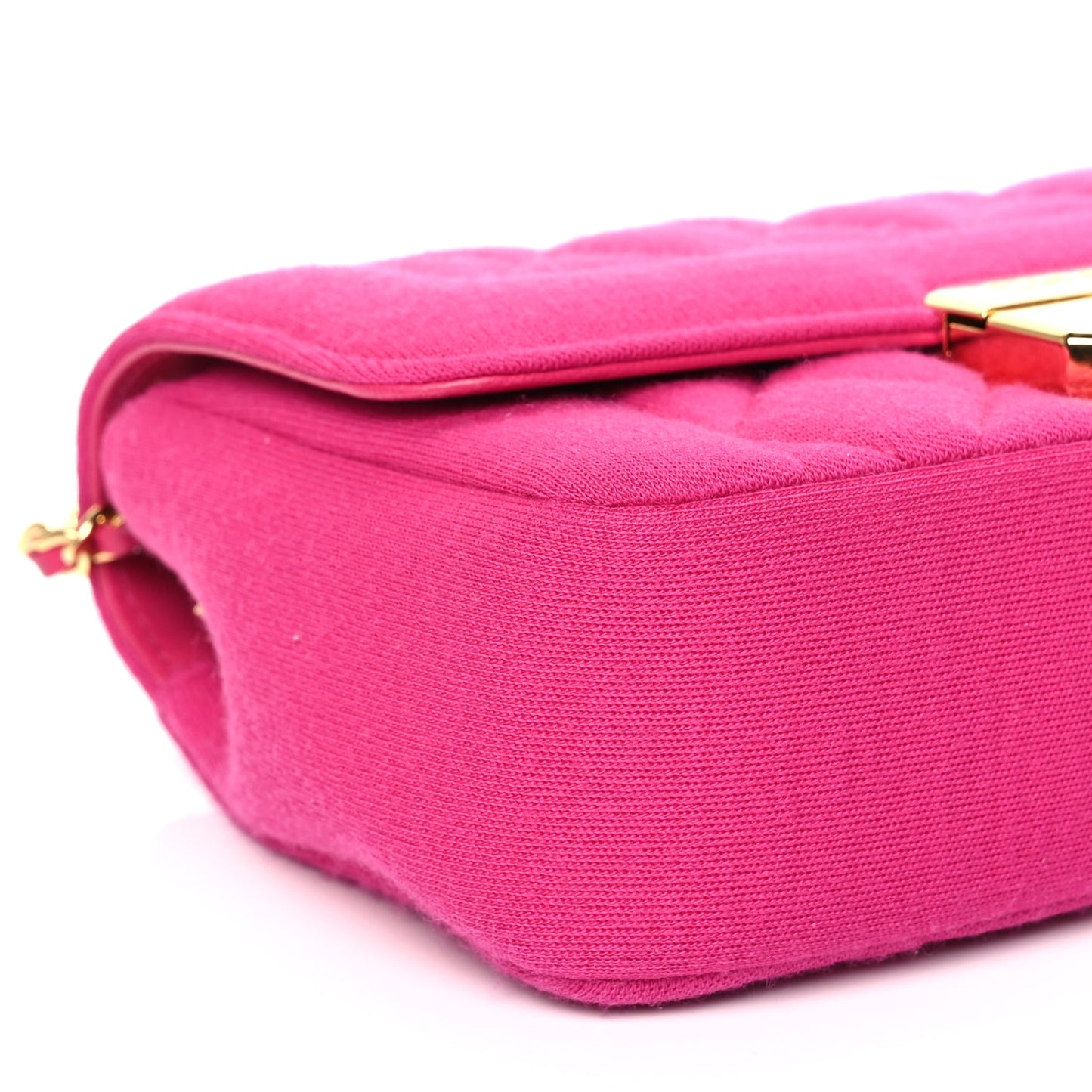 Chanel Jersey Quilted Mini Chic With Me Flap Pink