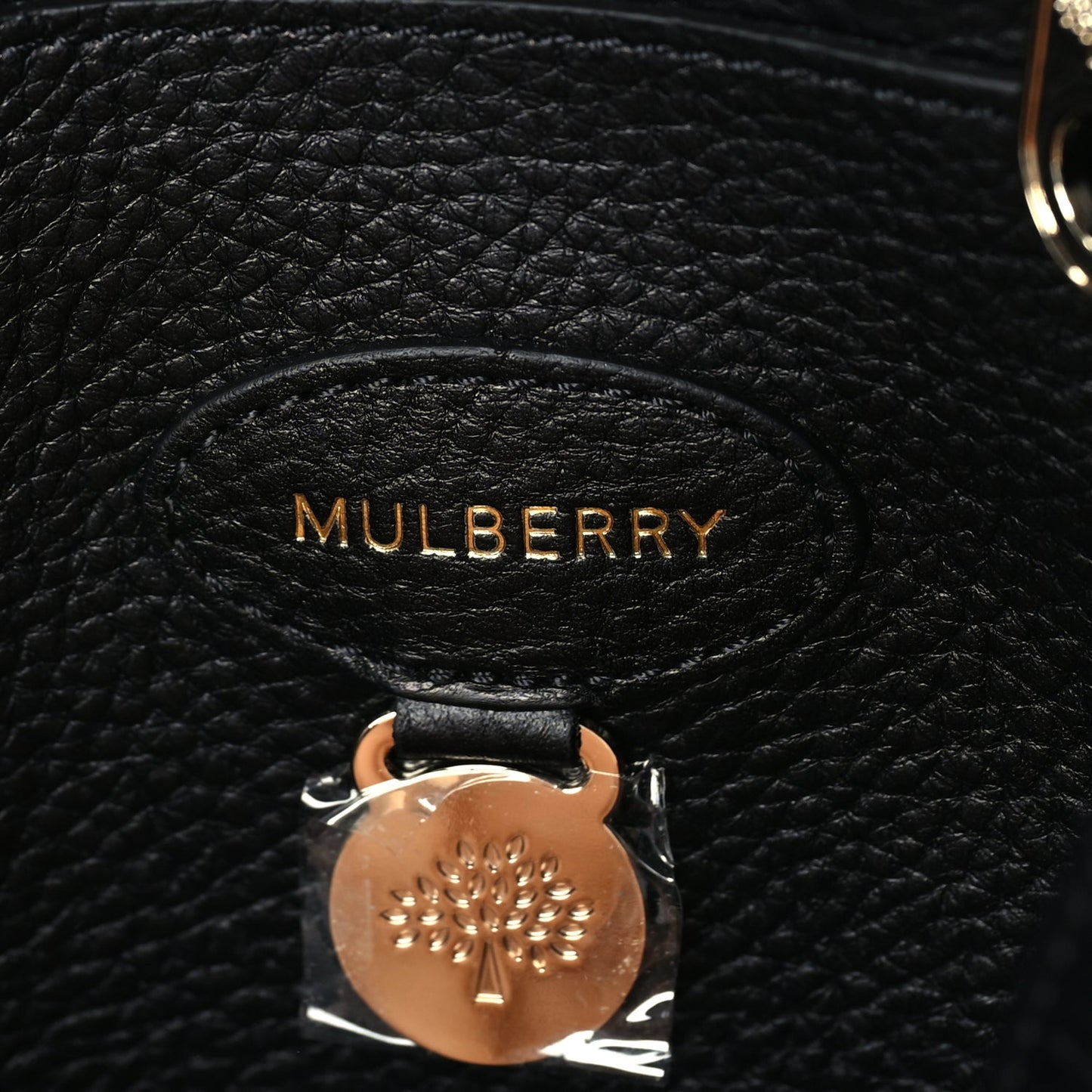Mulberry Small Classic Grain Bayswater Black