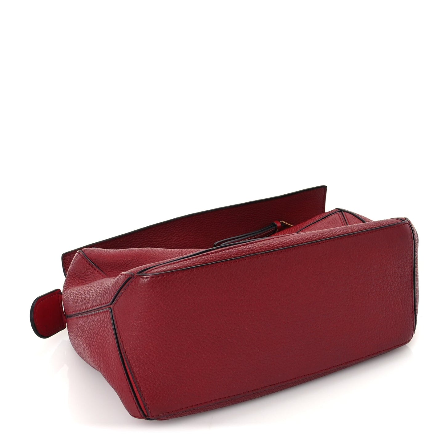 Loewe Calfskin Small Puzzle Bag  Rouge