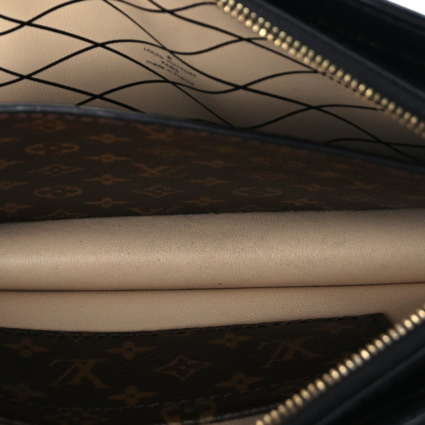 Louis Vuitton Reverse Monogram Trunk Clutch Black
