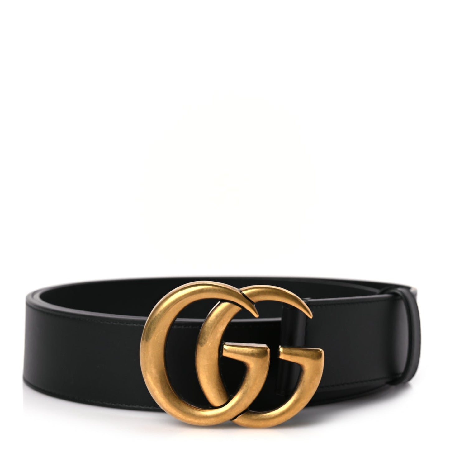 Gucci Calfskin Double G 40mm Belt 110 44 Black
