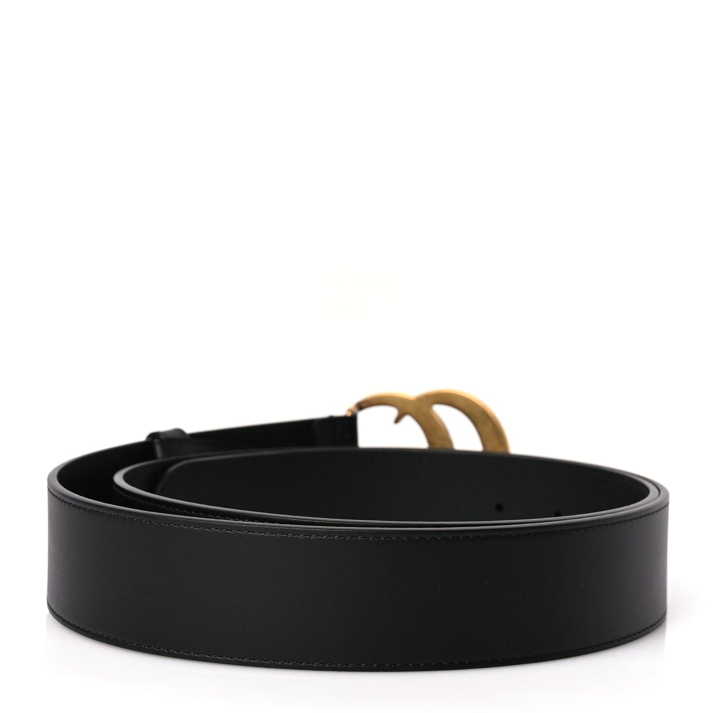 Gucci Calfskin Double G 40mm Belt 110 44 Black