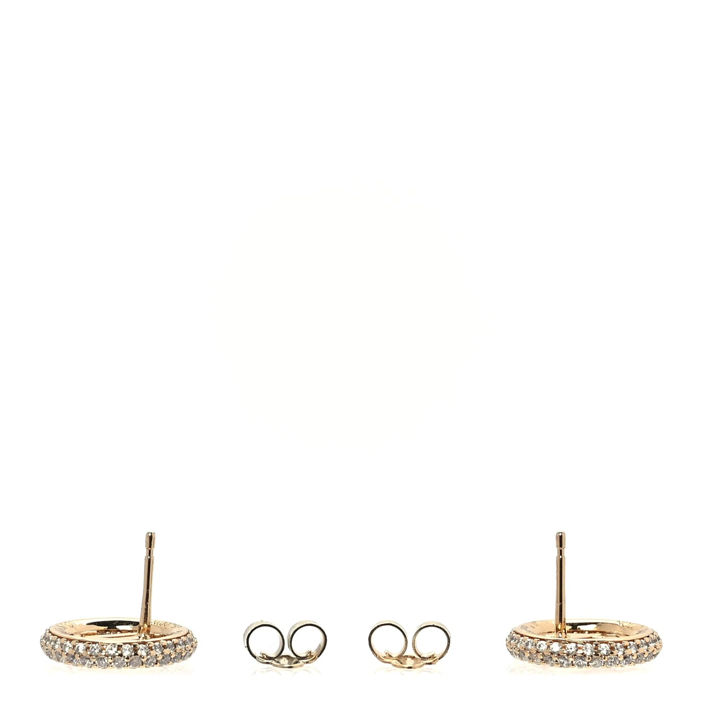 Louis Vuitton Metal Crystal Louise By Night Earrings Gold
