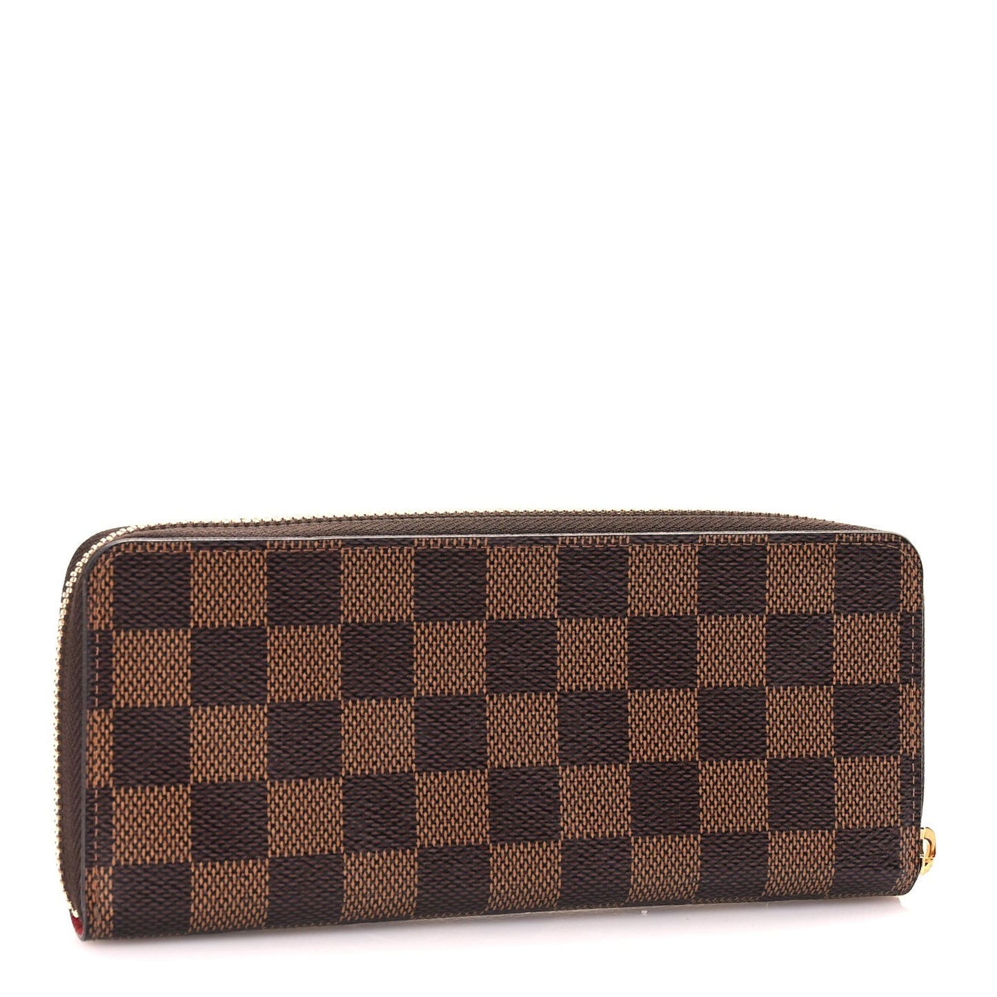 Louis Vuitton Damier Ebene Clemence Wallet Cherry