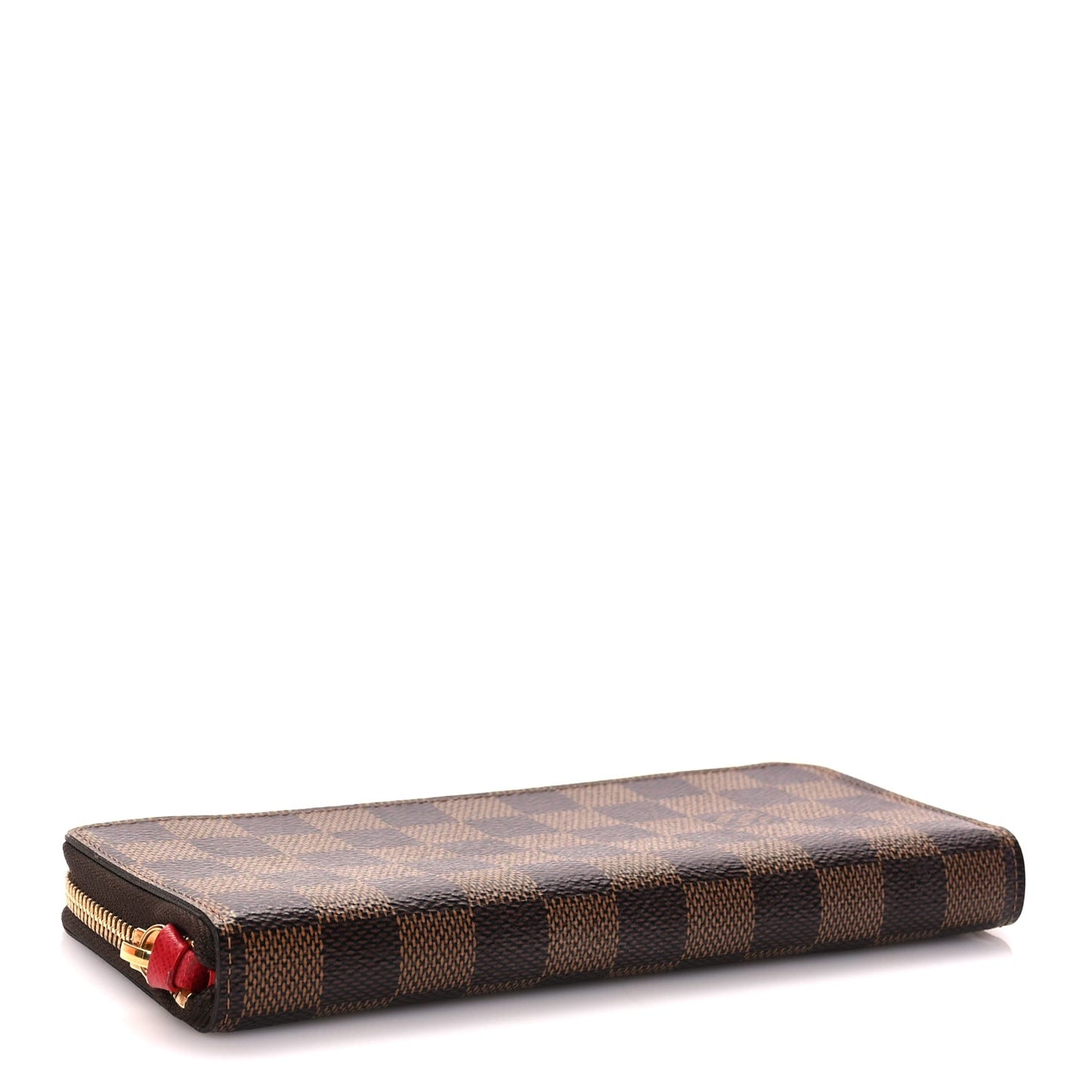 Louis Vuitton Damier Ebene Clemence Wallet Cherry