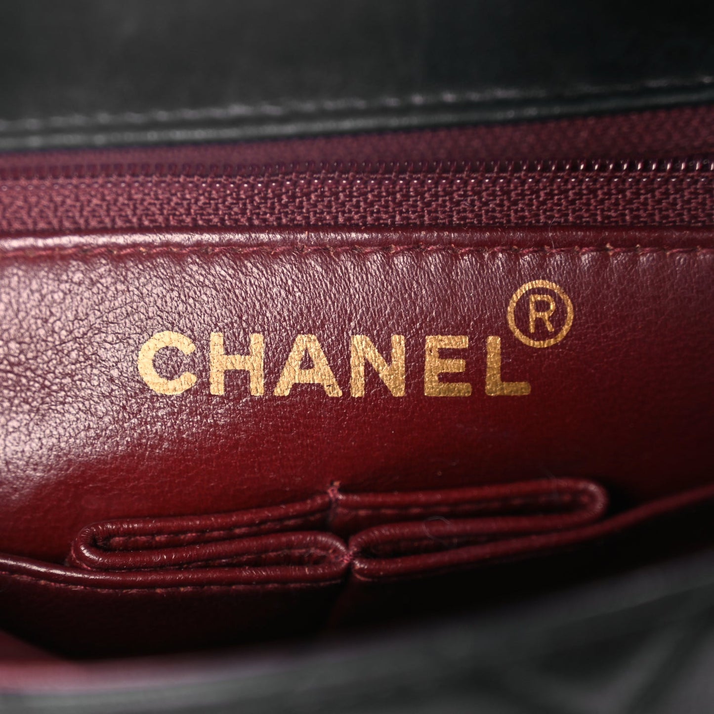 Chanel Lambskin Quilted Small Single Flap Black Black