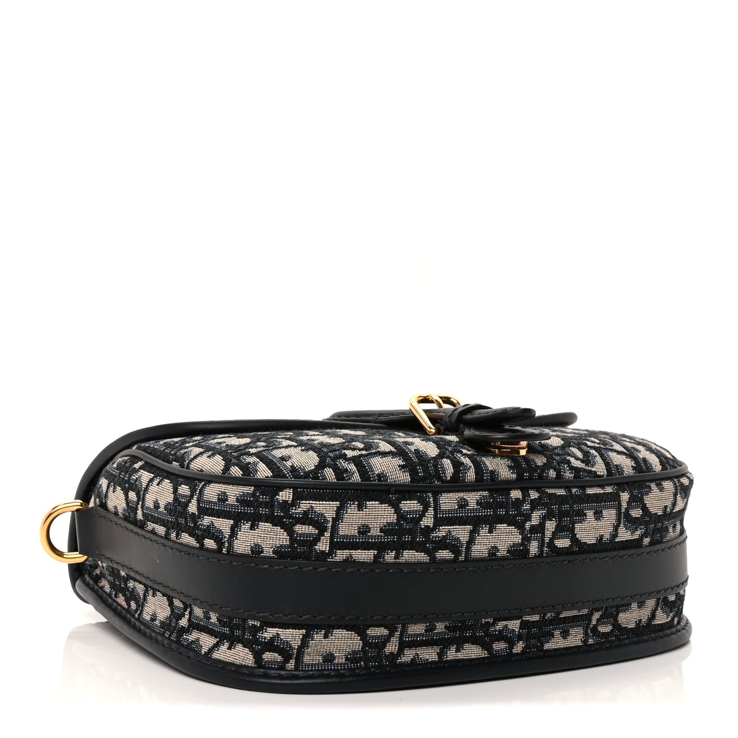 Christian Dior Oblique Medium Bobby Flap Blue