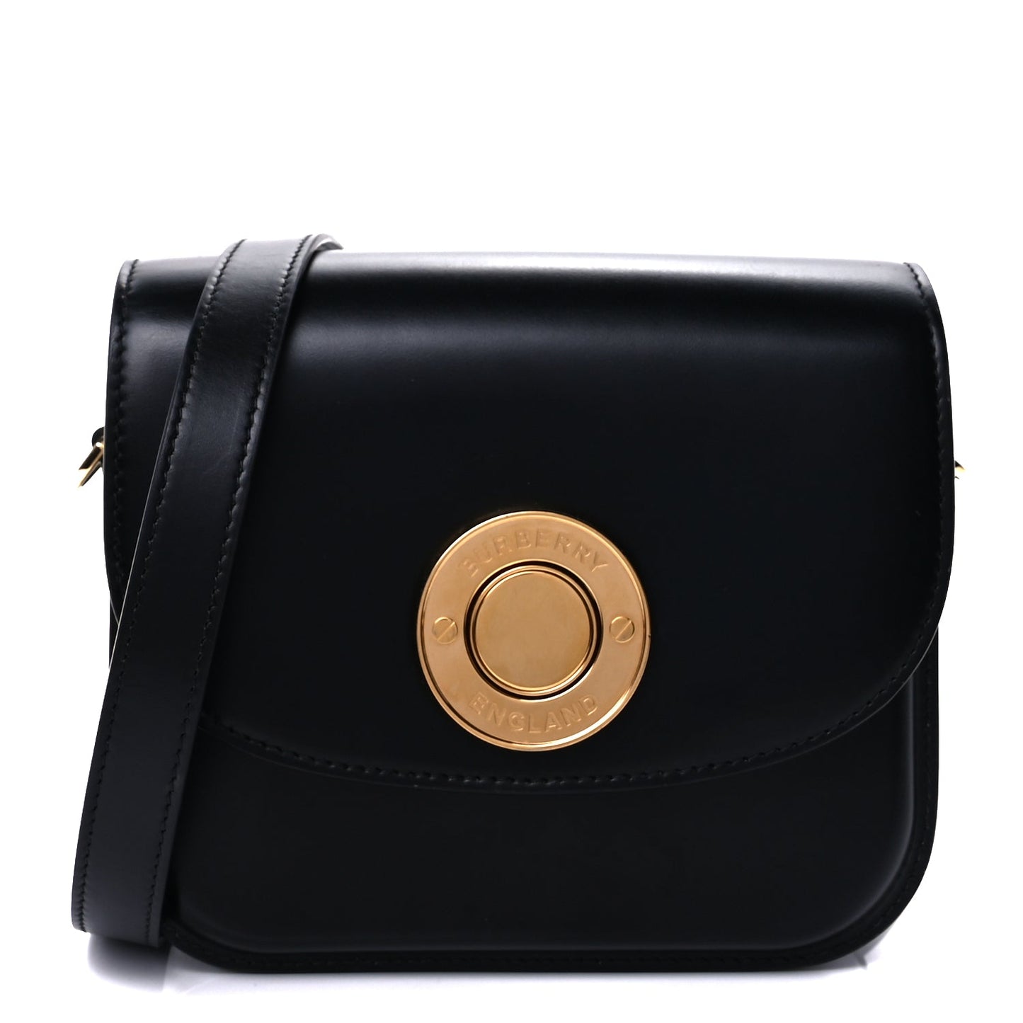 Burberry Calfskin Small Elizabeth Bag  Black