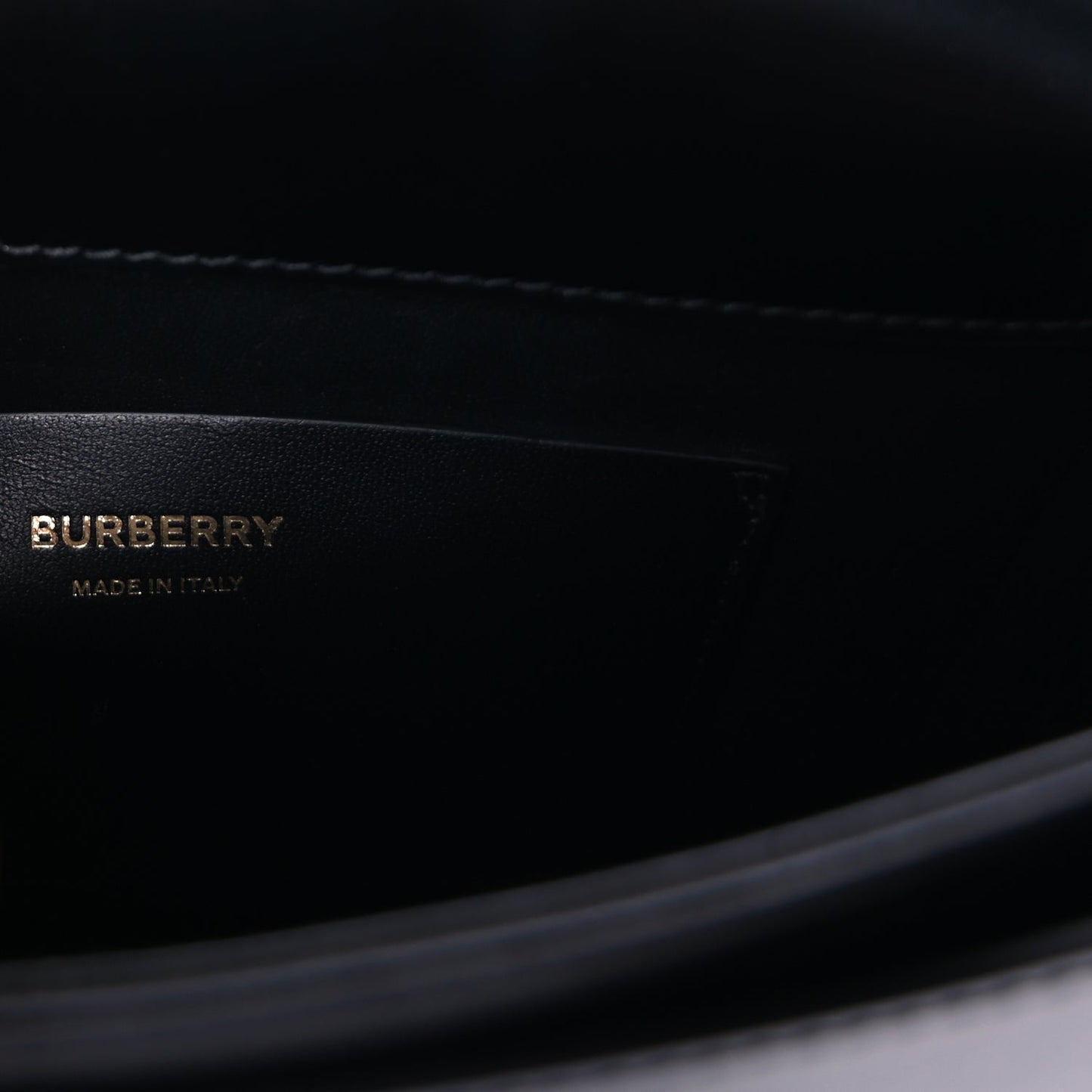 Burberry Calfskin Small Elizabeth Bag  Black